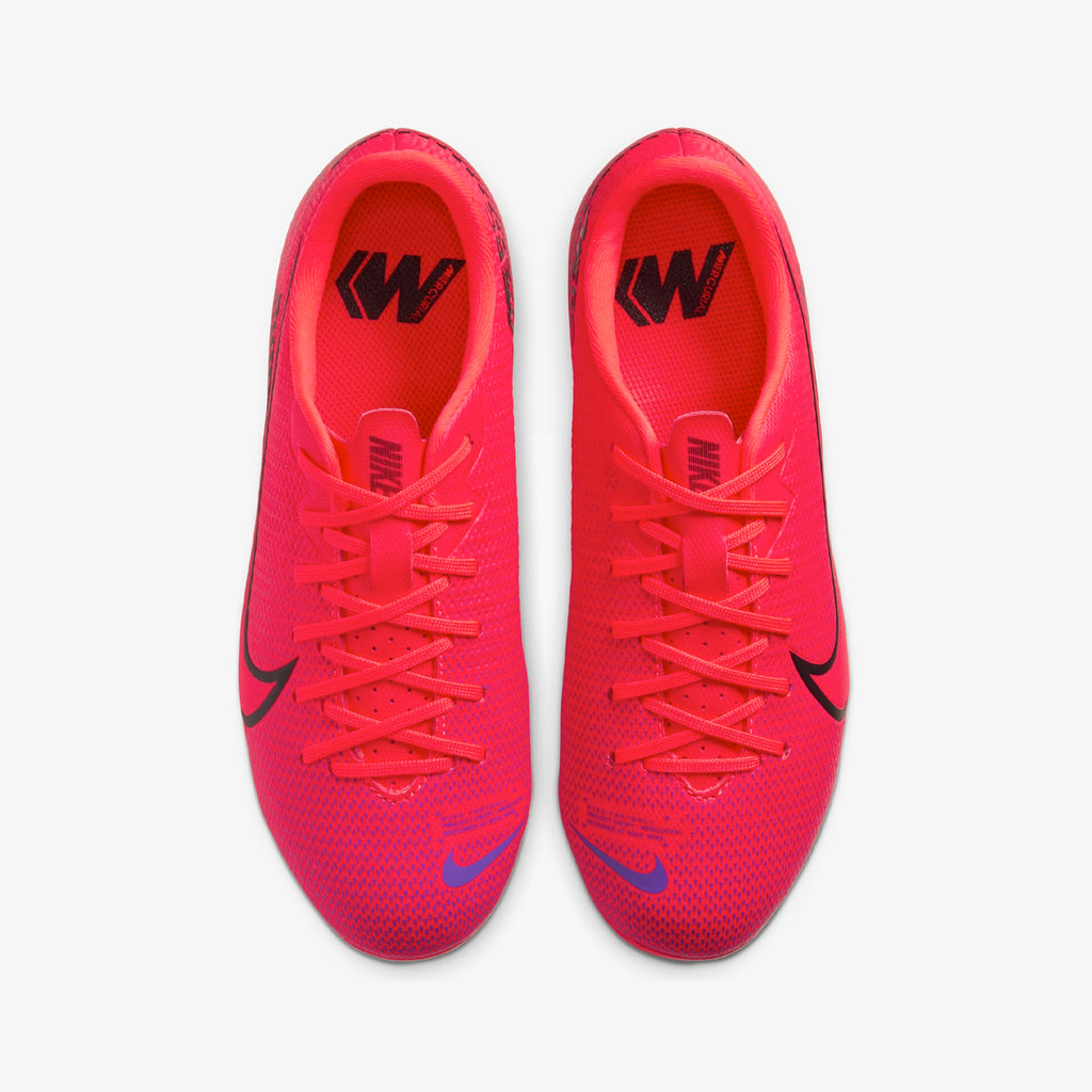 Jr. Mercurial Vapor 13 Academy MG Kids' Firm Ground Soccer Cleat - AT8123-606-NIKE by Nike | Available at Niky's Sports