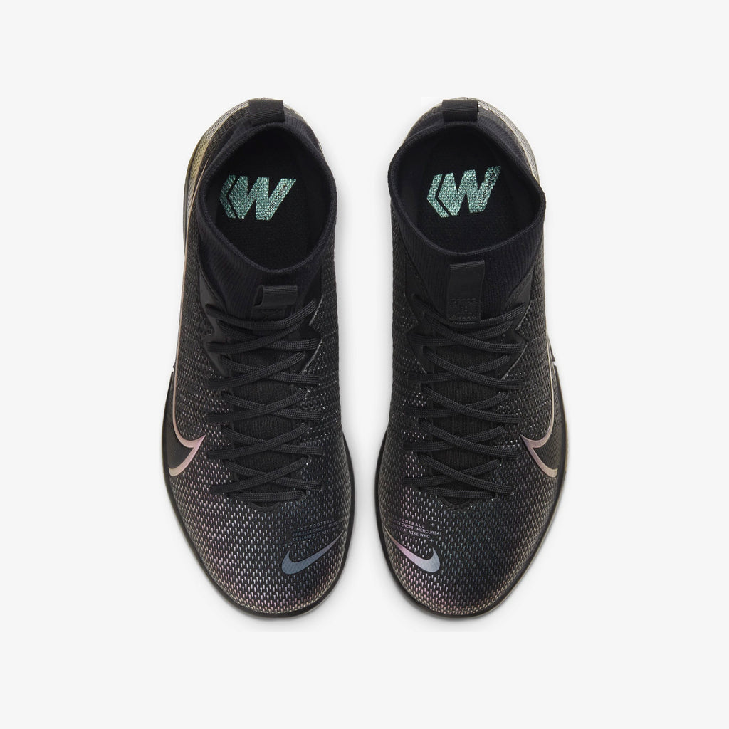 Jr. Mercurial Superfly 7 Academy IC Kids' Indoor Soccer Shoe - AT8135-010-NIKE by Nike | Available at Niky's Sports