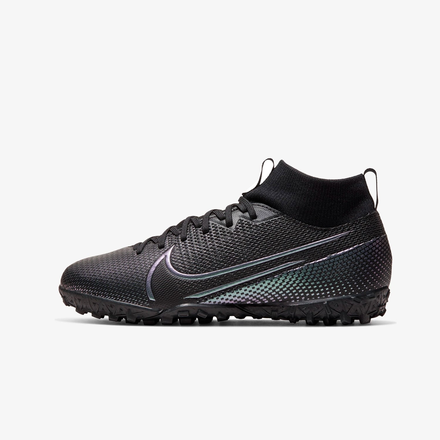 Jr. Mercurial Superfly 7 Academy TF Kids'Turf Soccer Shoe - AT8143-010-NIKE by Nike | Available at Niky's Sports
