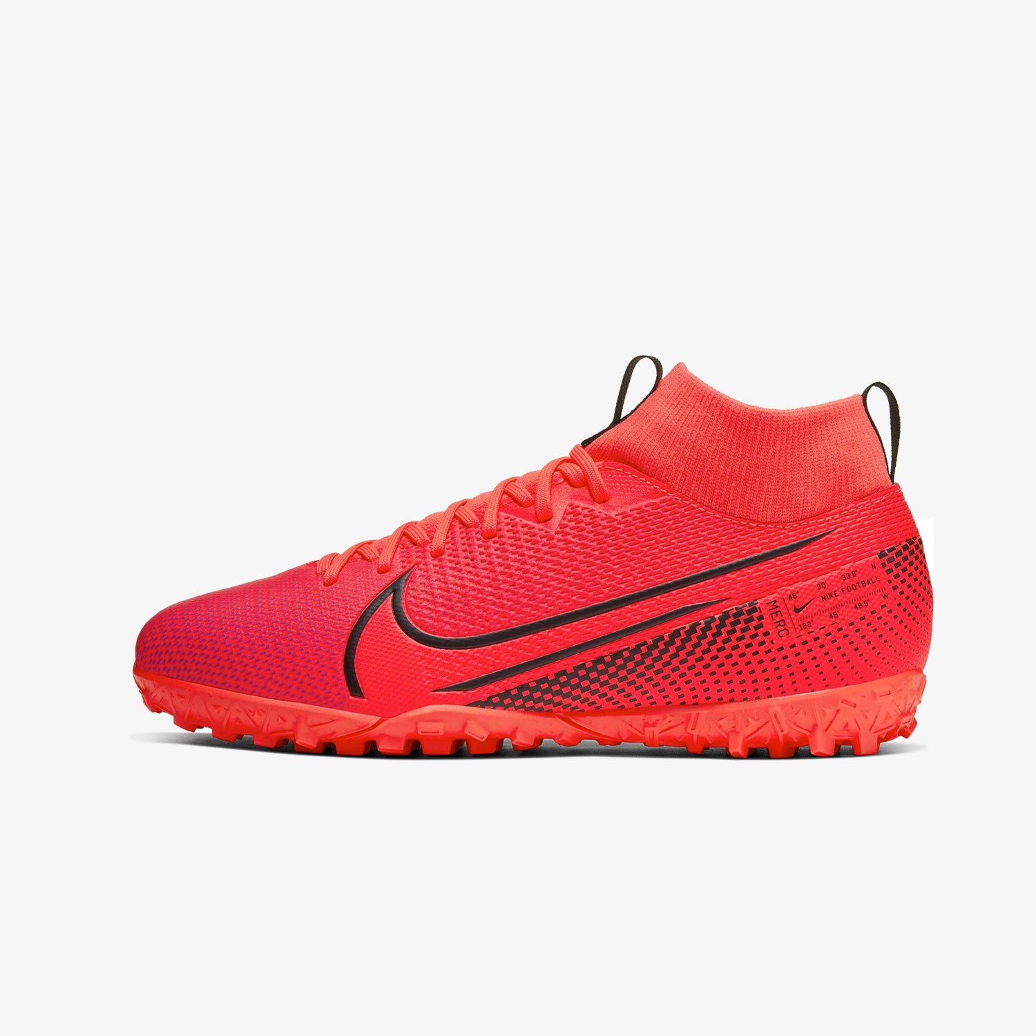 Jr. Mercurial Superfly 7 Academy TF Kids' Artificial-Turf Soccer Shoe