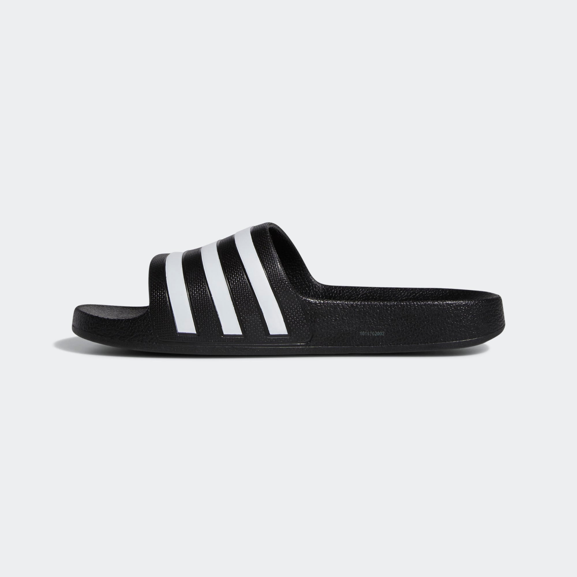 Adilette Aqua Slides Core Black Women's - G28723-ADIDAS by Adidas | Available at Niky's Sports