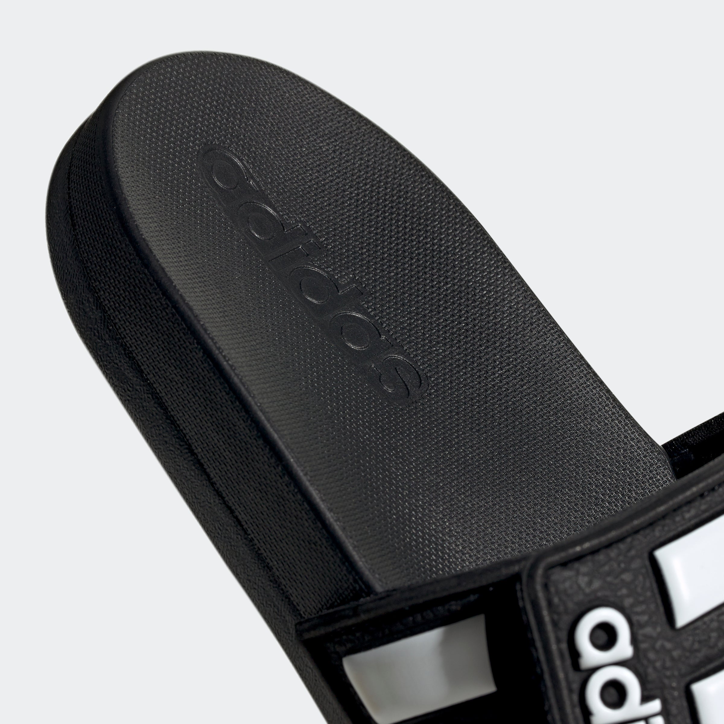 Adilette Comfort Adjustable Slides Kids - Core Black/Cloud White/Core Black - EG1879-ADIDAS by Adidas | Available at Niky's Sports