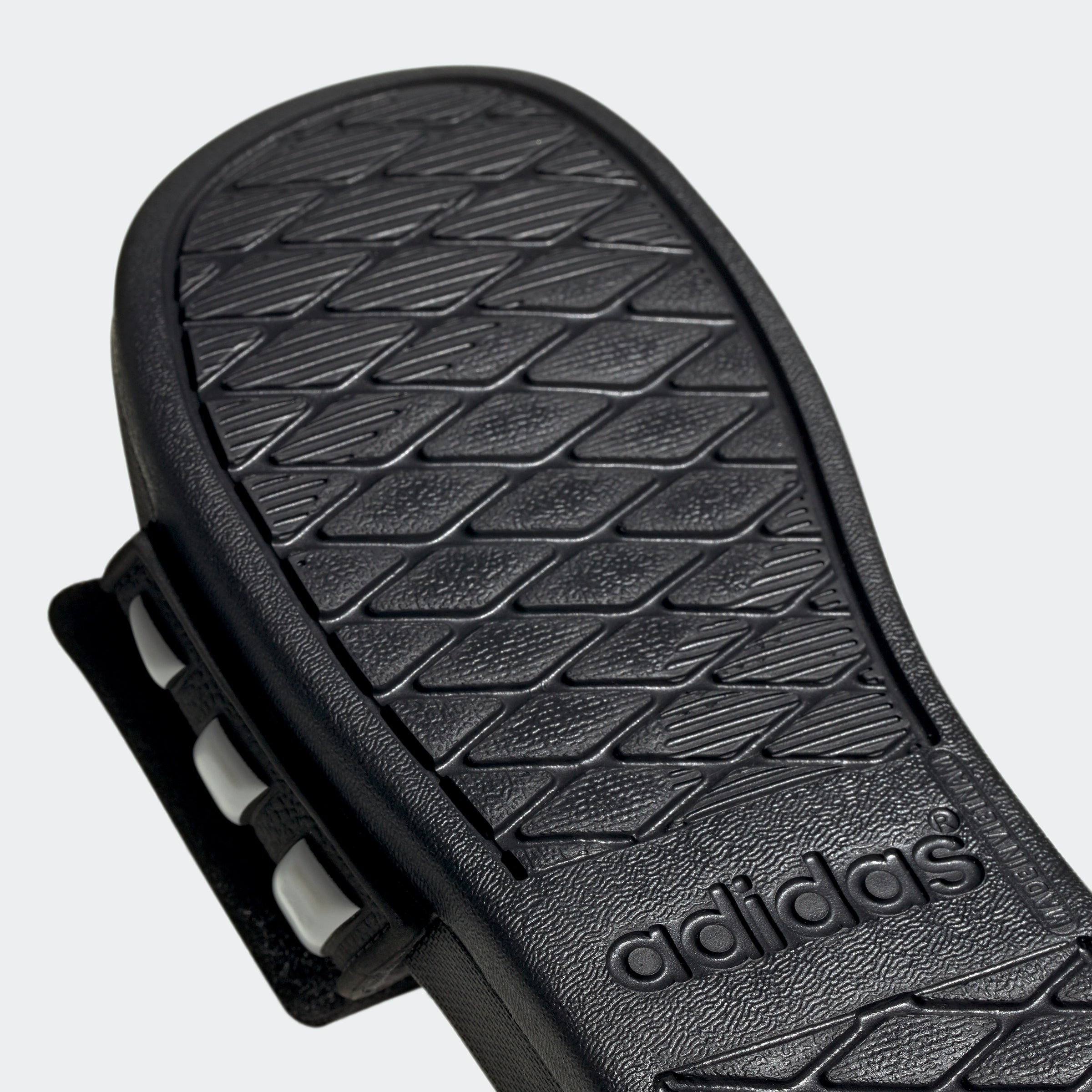 Adilette Comfort Adjustable Slides Kids - Core Black/Cloud White/Core Black - EG1879-ADIDAS by Adidas | Available at Niky's Sports
