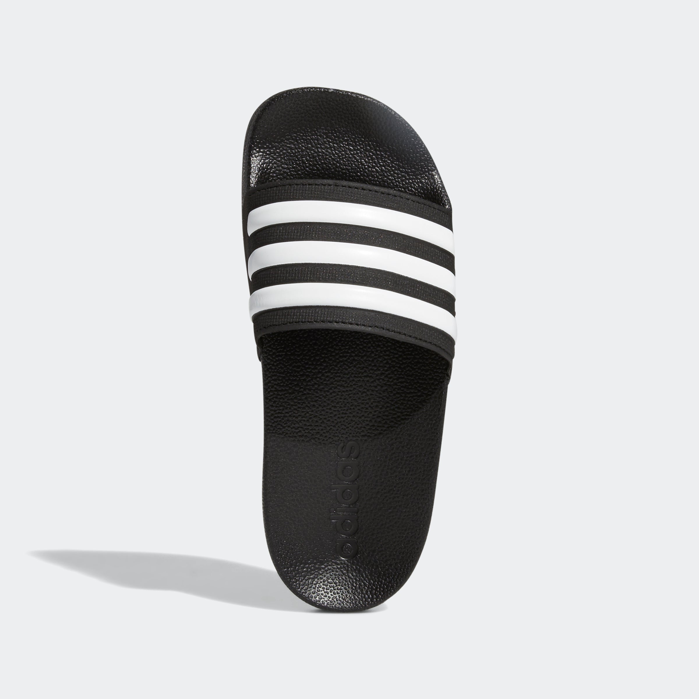 Adidas three sales stripe slides