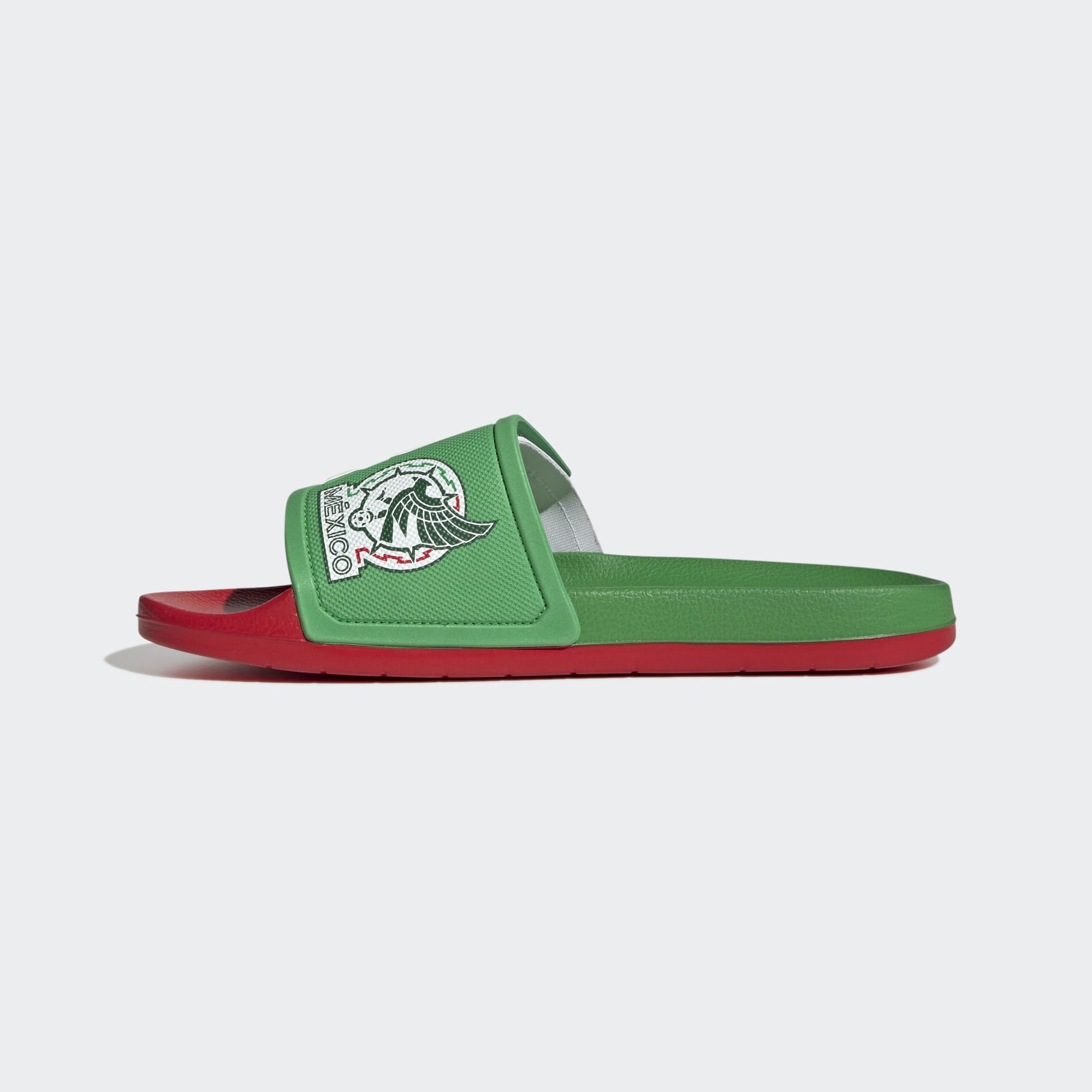 adidas Adilette Mexico Slide - GX9710-ADIDAS by adidas | Available at Niky's Sports