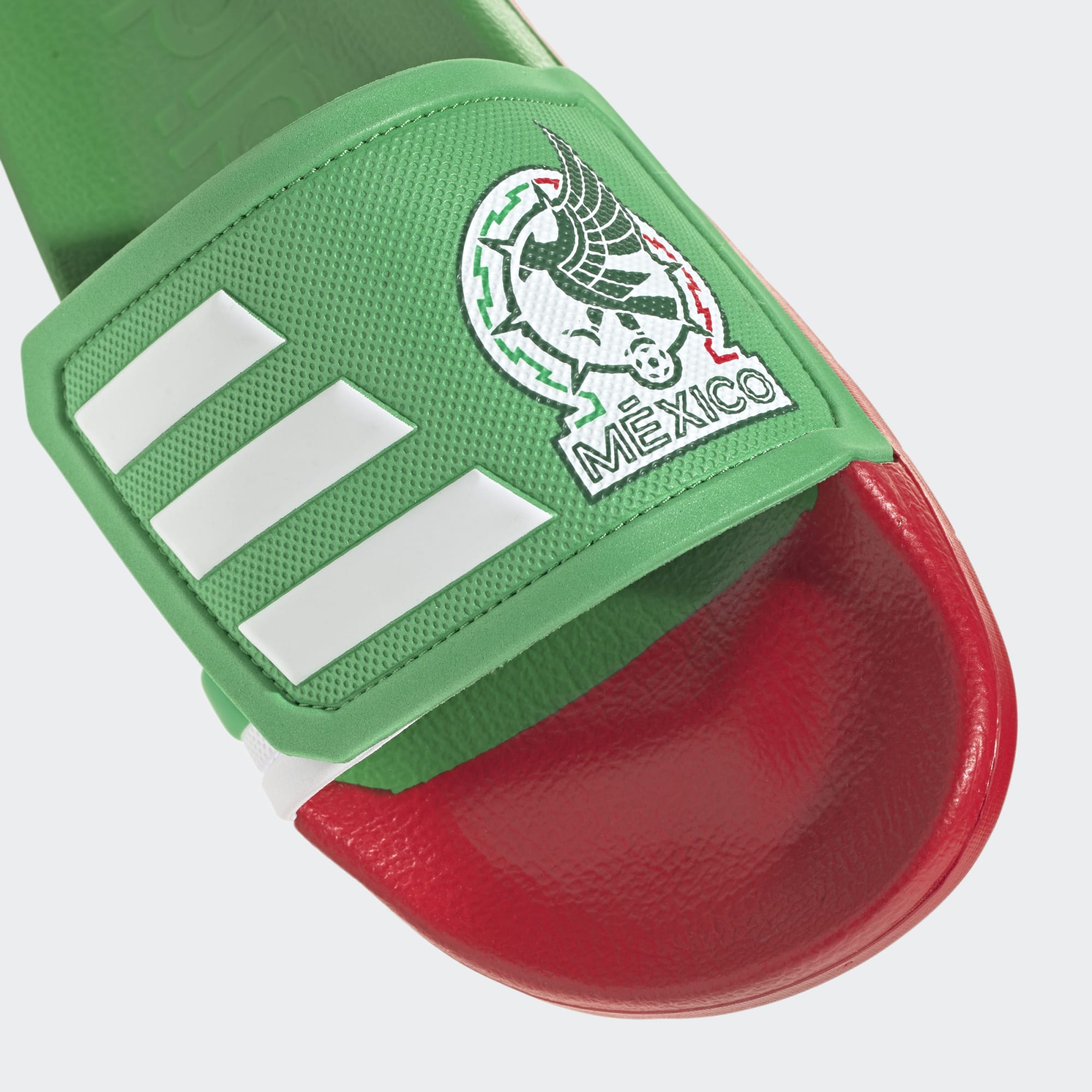 adidas Adilette Mexico Slide - GX9710-ADIDAS by adidas | Available at Niky's Sports