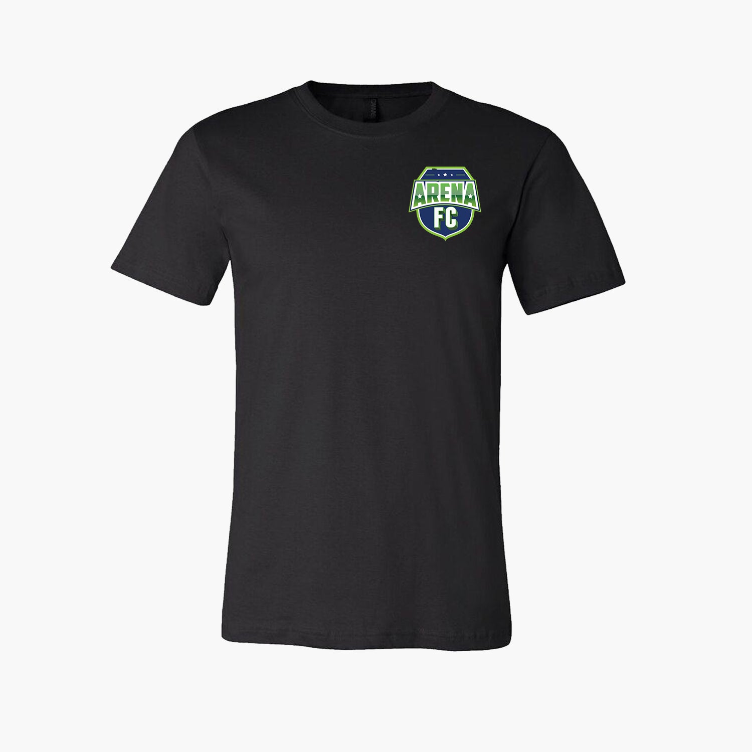 ARENA FC BLACK UNISEX T SHIRT - ARENAFC-TEE-BELLA CANVAS by Bella Canvas | Available at Niky's Sports