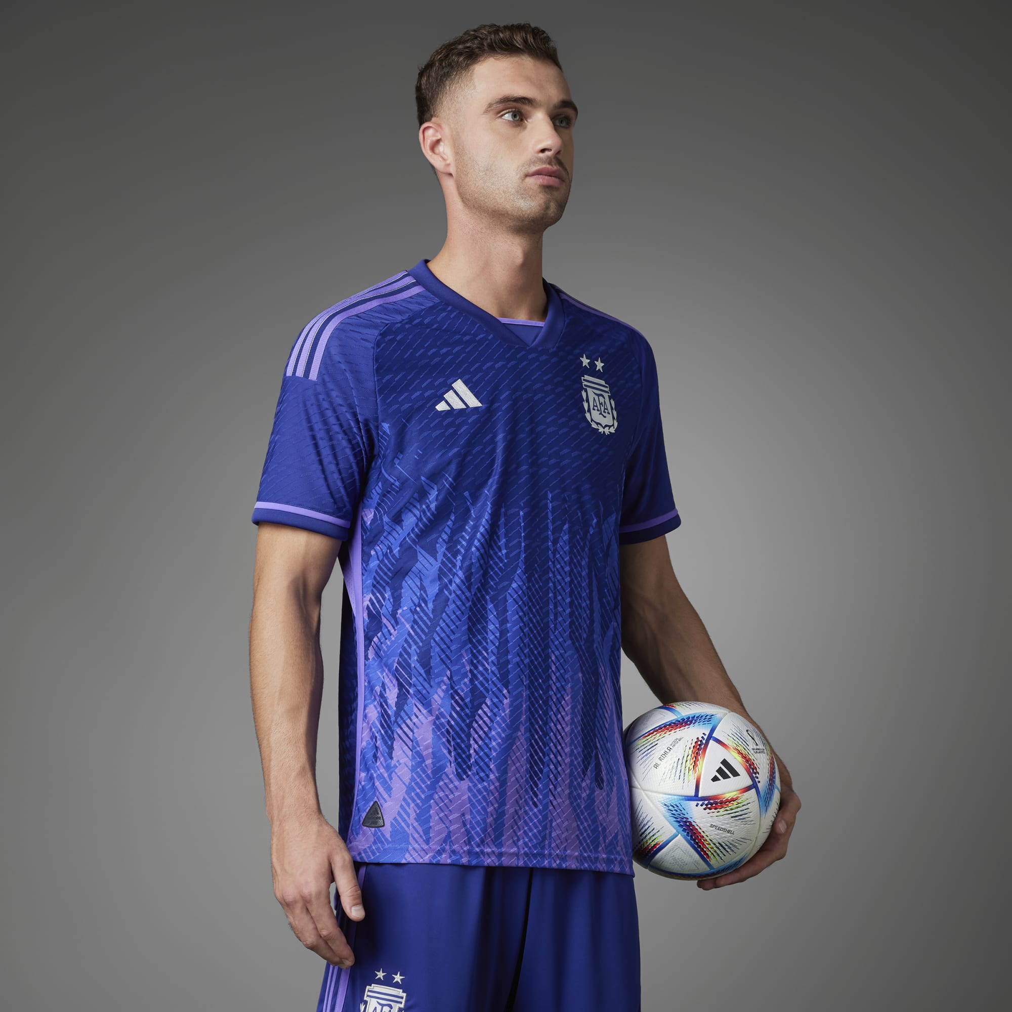 Adidas Originals Adidas Football Argentina World Cup 2022 Pre-match T-shirt  In Blue