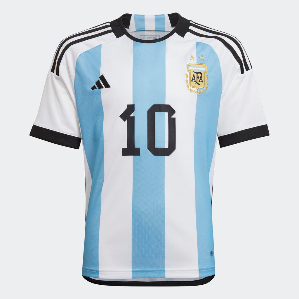 adidas ARGENTINA 22 MESSI HOME YOUTH SOCCER JERSEY - HL8422-ADIDAS by adidas | Available at Niky's Sports