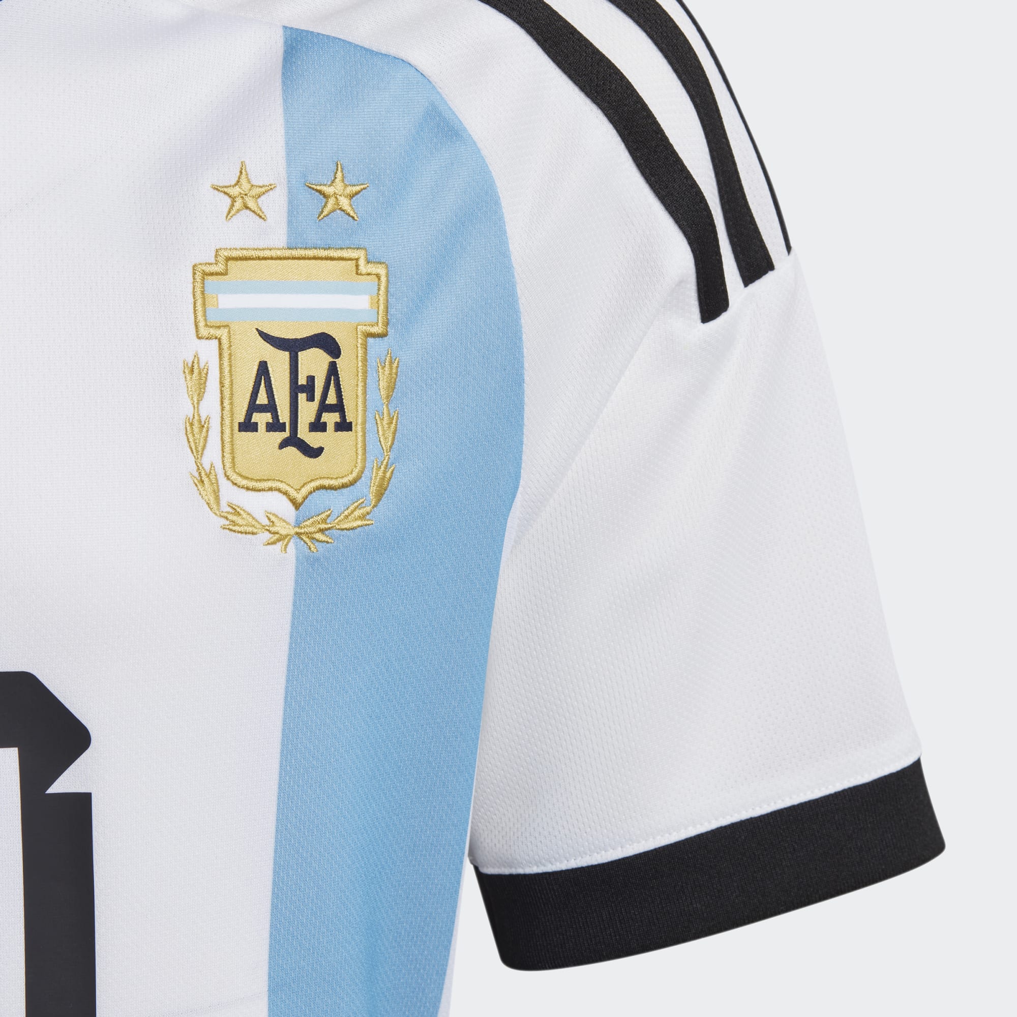 adidas ARGENTINA 22 MESSI HOME YOUTH SOCCER JERSEY