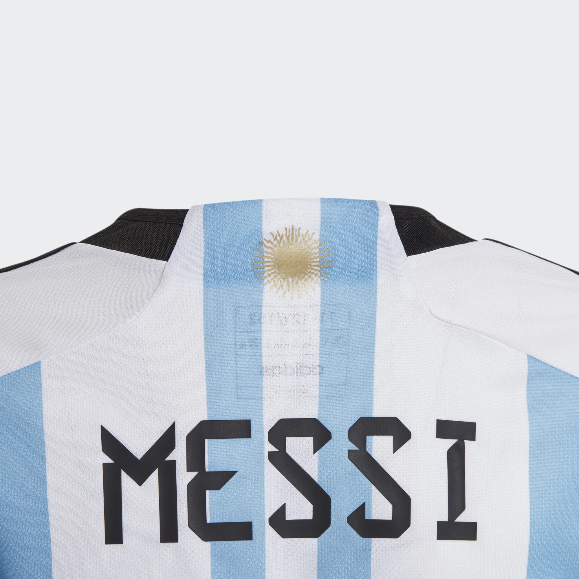 adidas ARGENTINA 22 MESSI HOME YOUTH SOCCER JERSEY