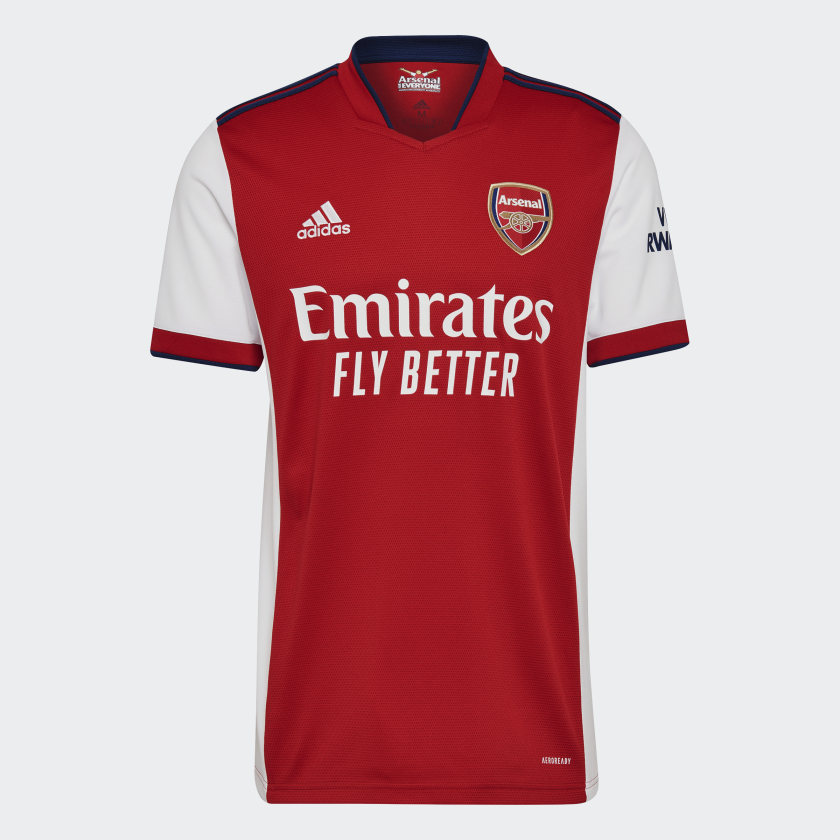 Men's Arsenal Home Jersey 21/22 - GM0217-ADIDAS by Adidas | Available at Niky's Sports