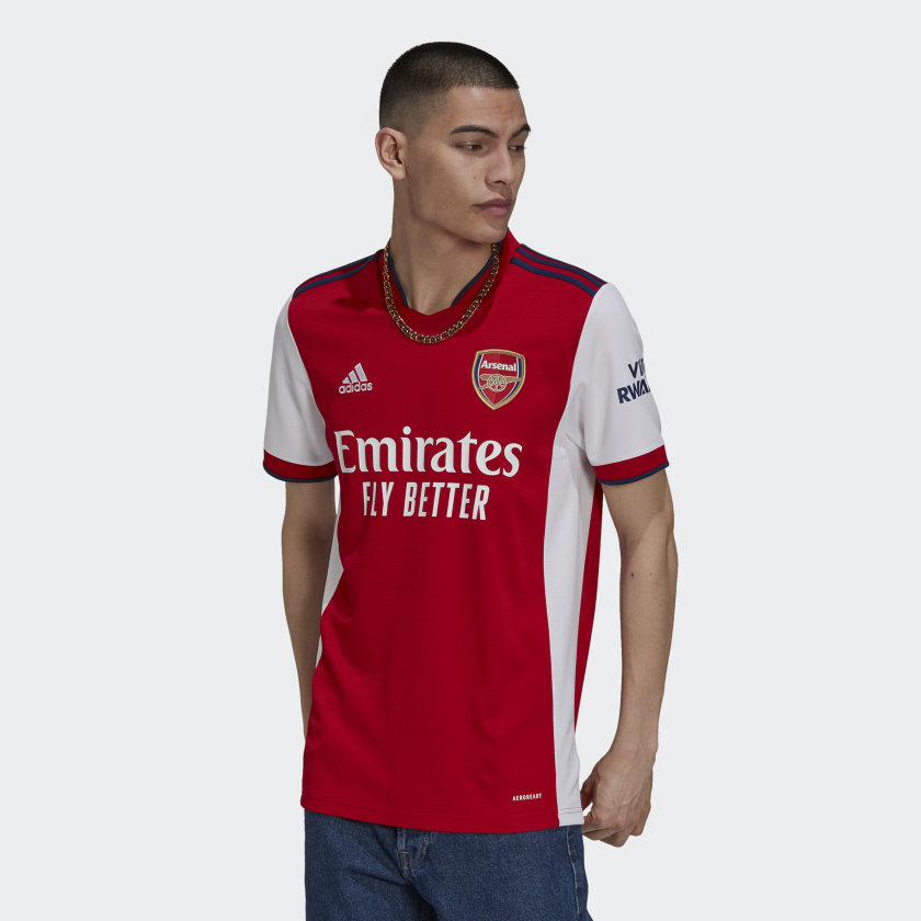 Men's Arsenal Home Jersey 21/22 - GM0217-ADIDAS by Adidas | Available at Niky's Sports