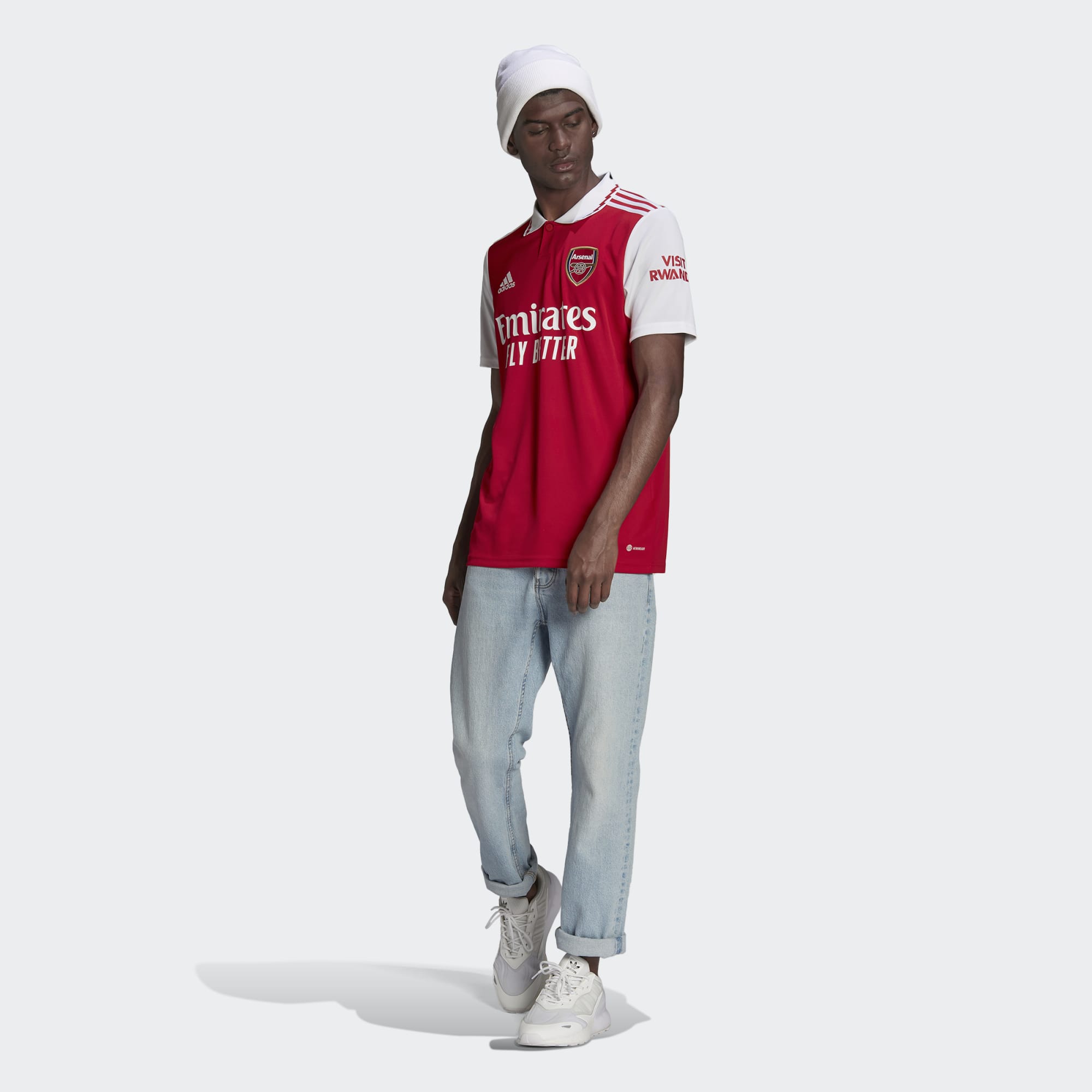 adidas Men's Arsenal Home Short Sleeve Jersey 22/23 - H35903-ADIDAS by adidas | Available at Niky's Sports