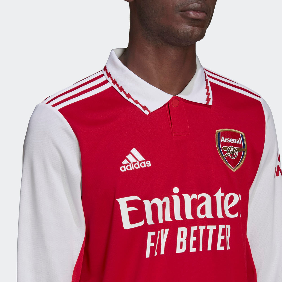 ADIDAS ARSENAL 22/23 LONG SLEEVE HOME JERSEY - HA5345-ADIDAS by adidas | Available at Niky's Sports
