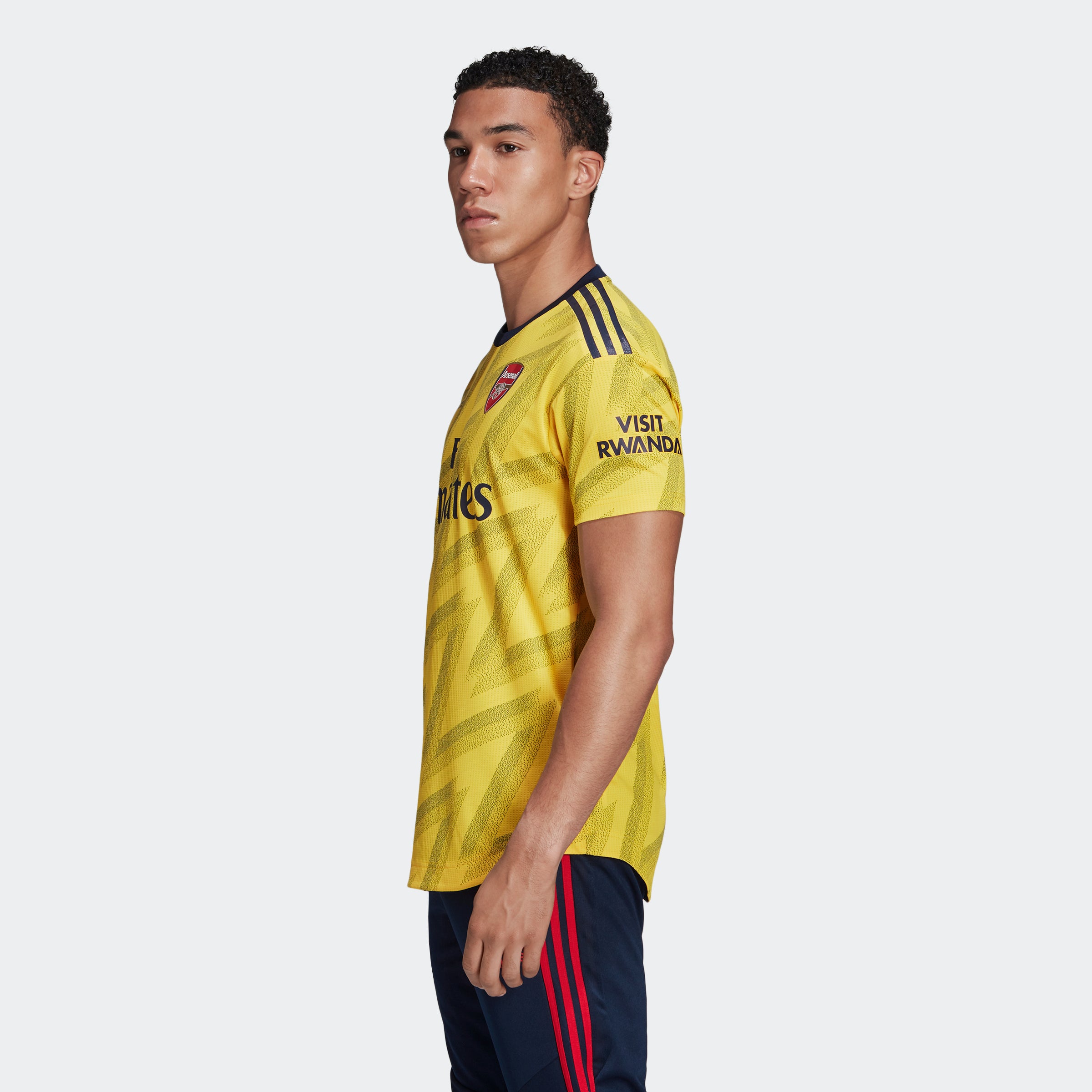 Men's Arsenal 19/20 Away Authentic Jersey Short Sleeve