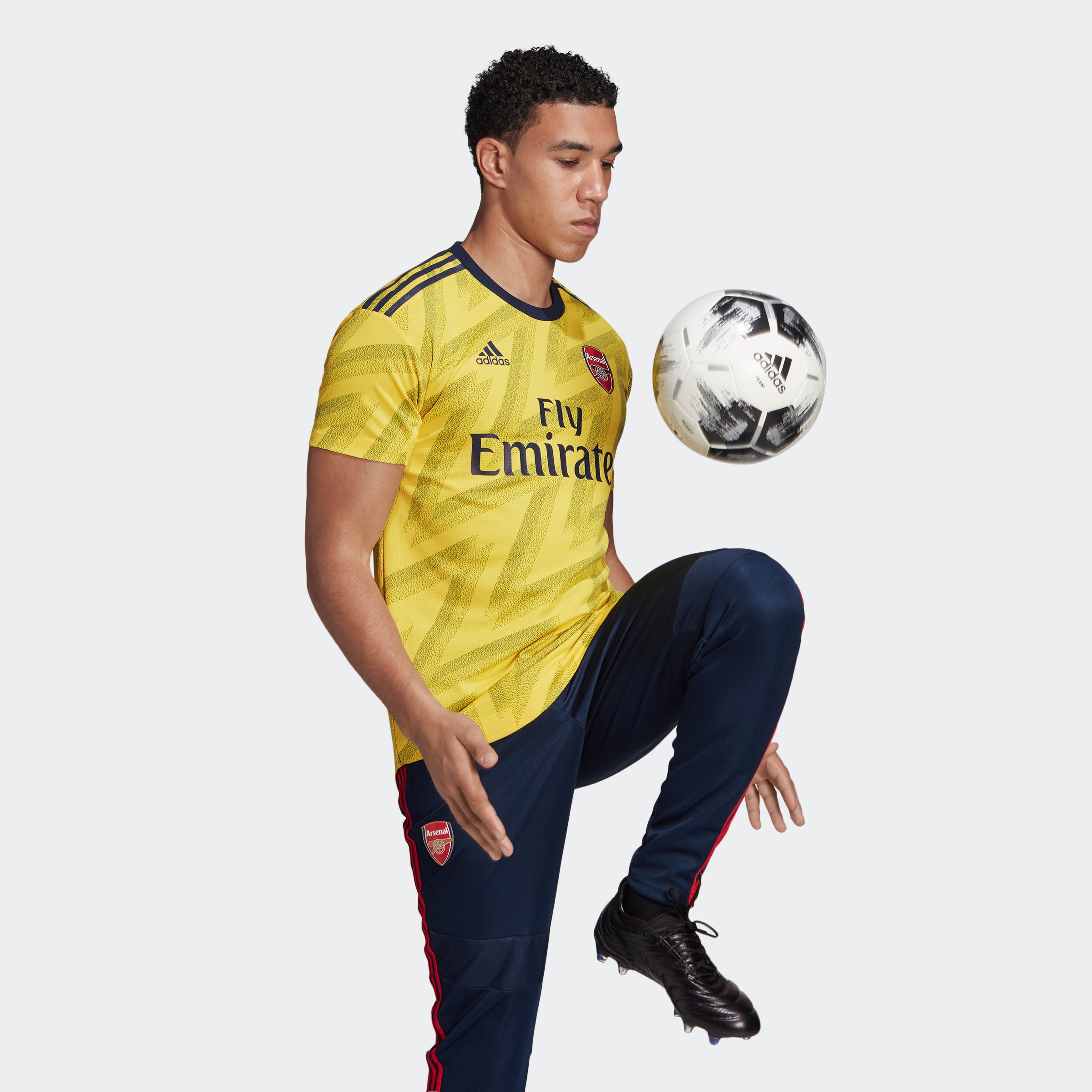 Men's Arsenal 19/20 Away Authentic Jersey Short Sleeve