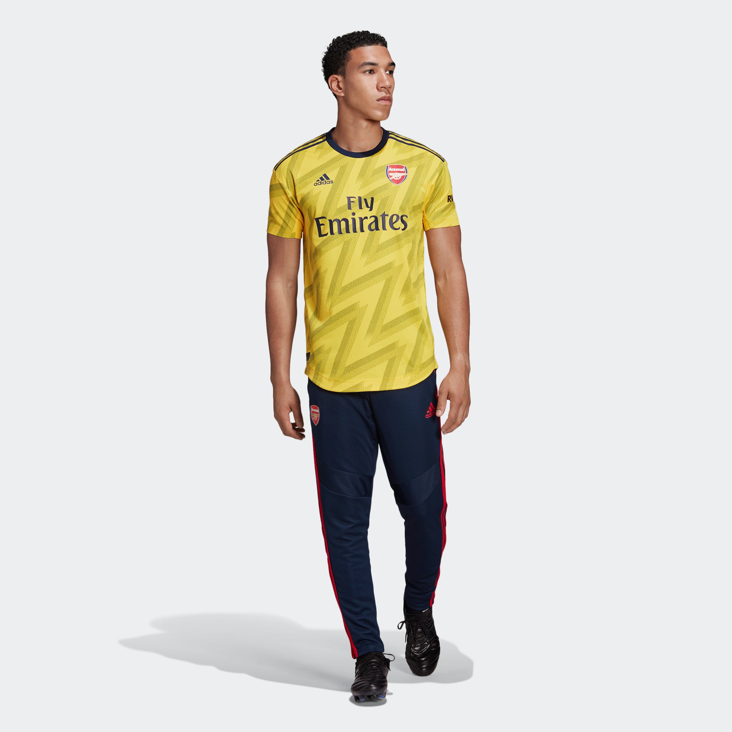 Men's Arsenal 19/20 Away Authentic Jersey Short Sleeve