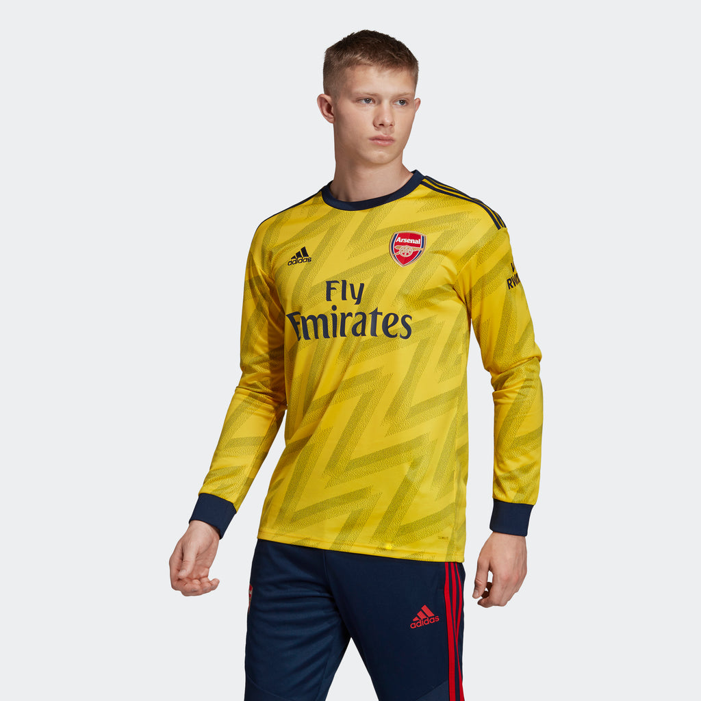 Arsenal Away Stadium Long Sleeve Jersey 19/20 Men's - EH5631-ADIDAS by Adidas | Available at Niky's Sports