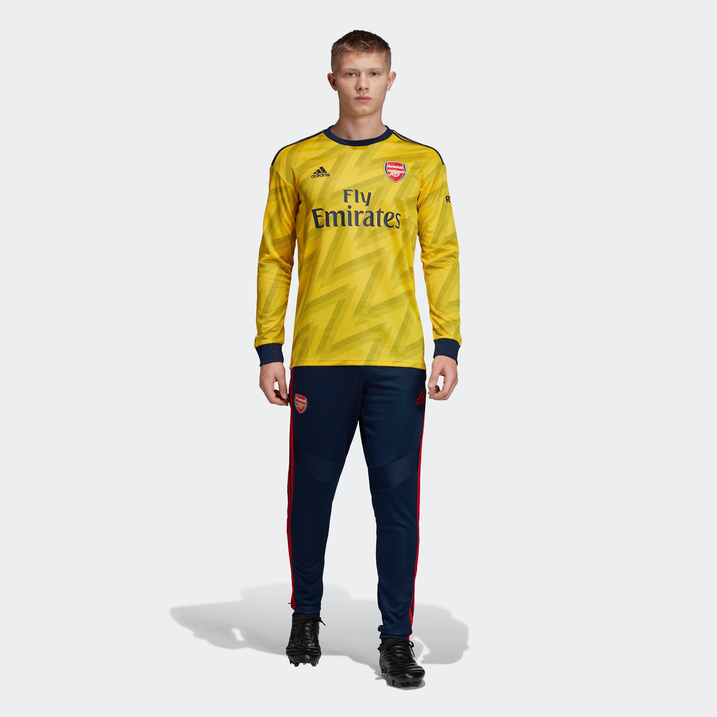 Arsenal Away Stadium Long Sleeve Jersey 19/20 Men's - EH5631-ADIDAS by Adidas | Available at Niky's Sports