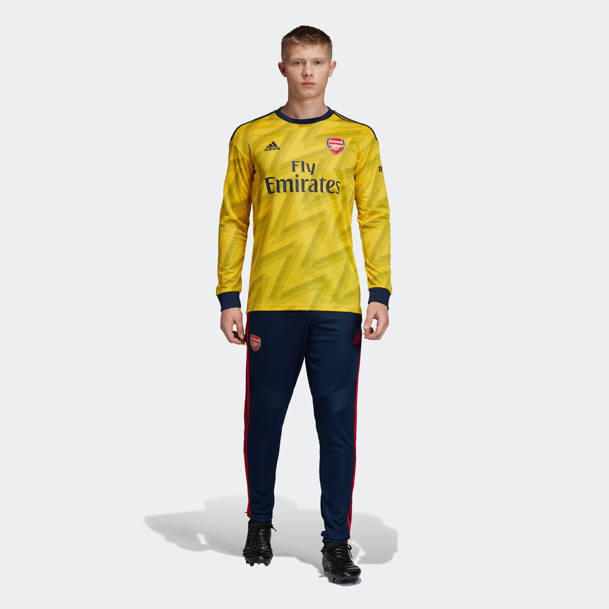 Arsenal Away Stadium Long Sleeve Jersey 19/20 Men's - EH5631-ADIDAS by Adidas | Available at Niky's Sports