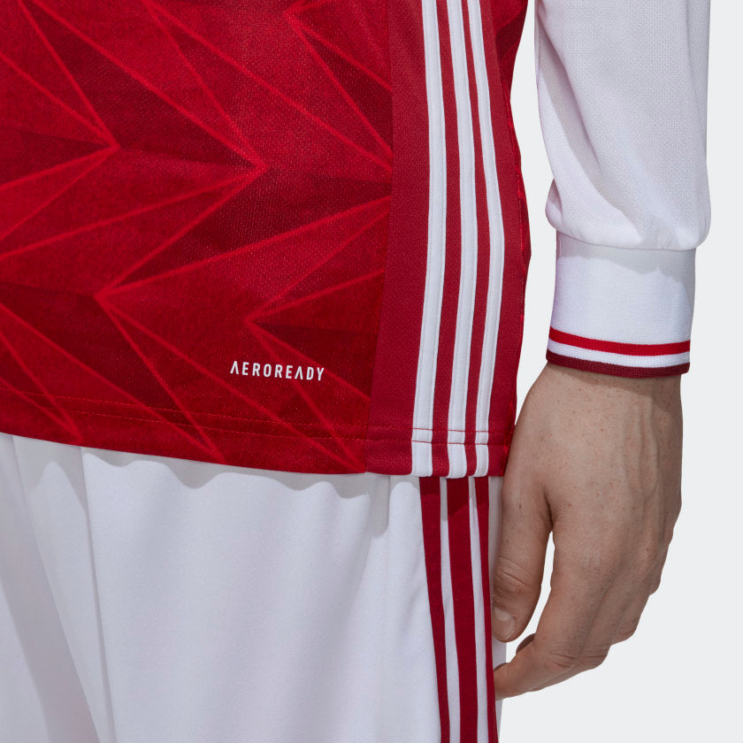 Arsenal Stadium Long Sleeve Home Jersey 20/21 Men's - FH7814-ADIDAS by Adidas | Available at Niky's Sports