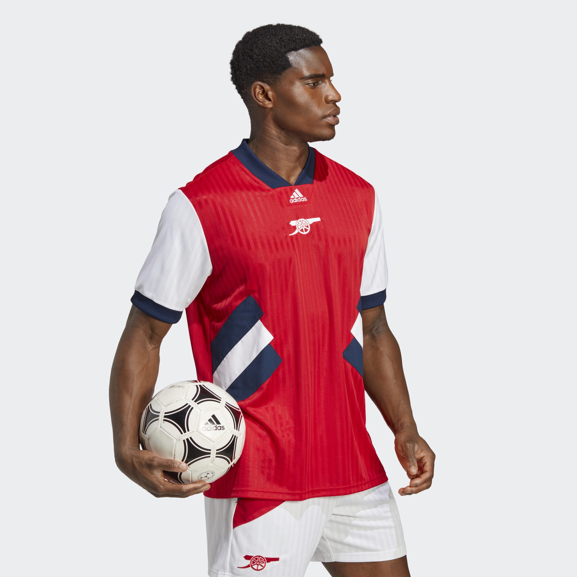 adidas Arsenal 23/24 Home Jersey - Red, Men's Soccer