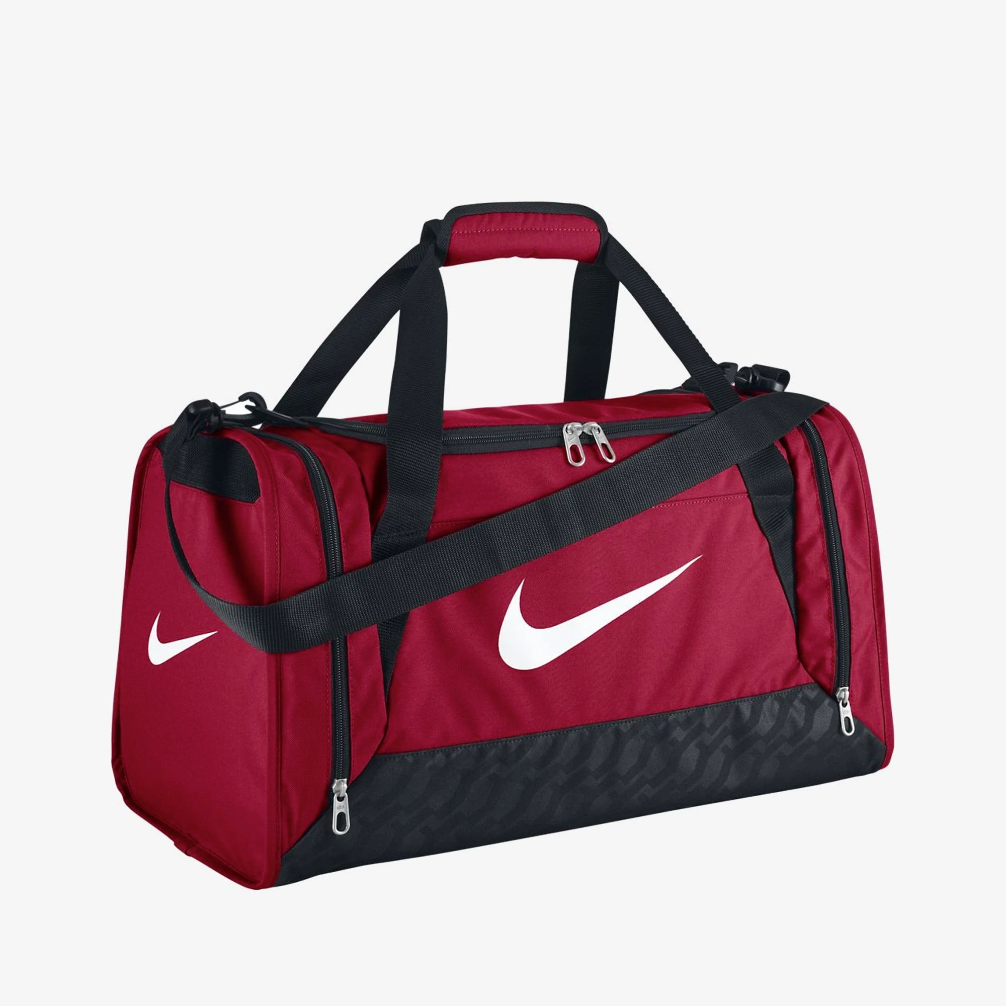 Brasilia 6 Small Duffel Bag - Cardinal/Black - BA4831-601-NIKE by Nike | Available at Niky's Sports