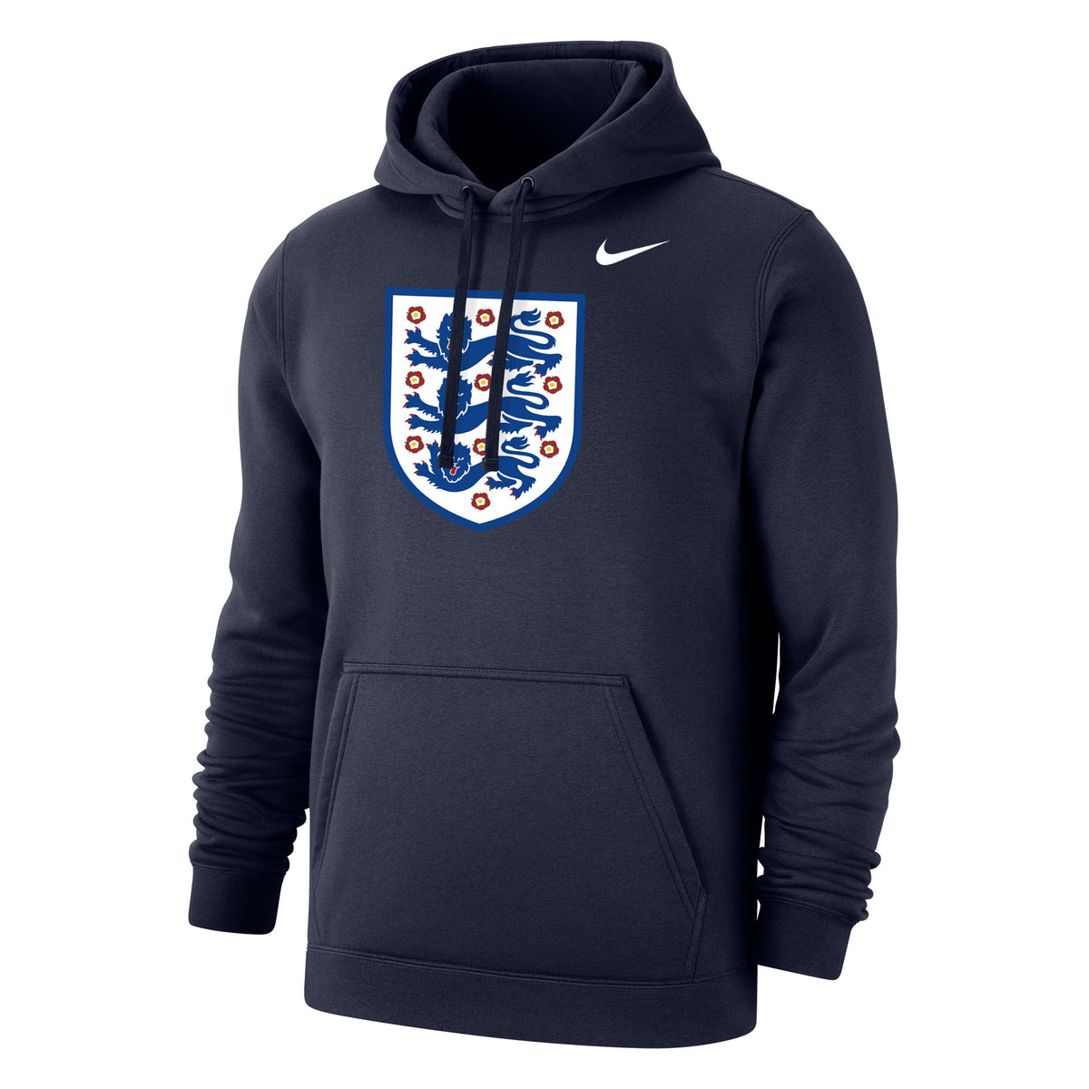 NIKE ENGLAND MEN&#39;S CLUB FLEECE HOODIE - P024865-NAVY-NIKE by Nike | Available at Niky&#39;s Sports