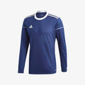 Men's Squadra 17 Long Sleeve Soccer Jersey - Blue - BJ9192-ADIDAS by Adidas | Available at Niky's Sports