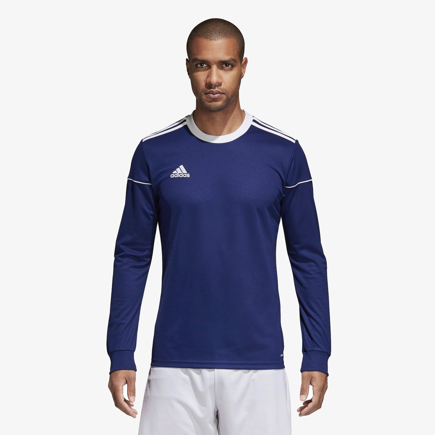 Men's Squadra 17 Long Sleeve Soccer Jersey - Blue - BJ9192-ADIDAS by Adidas | Available at Niky's Sports