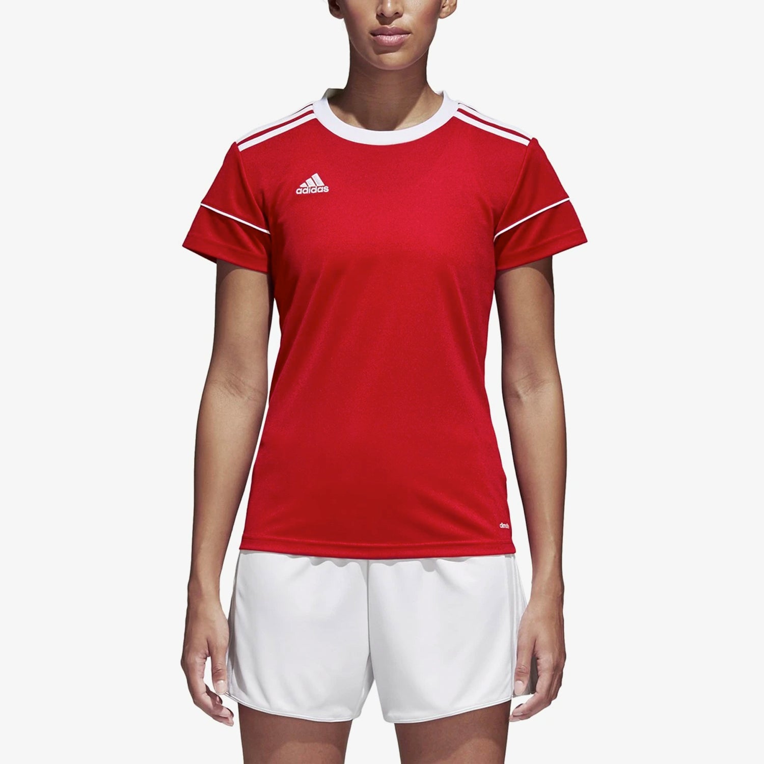 Squad 17 Jersey Women's Red - BJ9203-ADIDAS by Adidas | Available at Niky's Sports