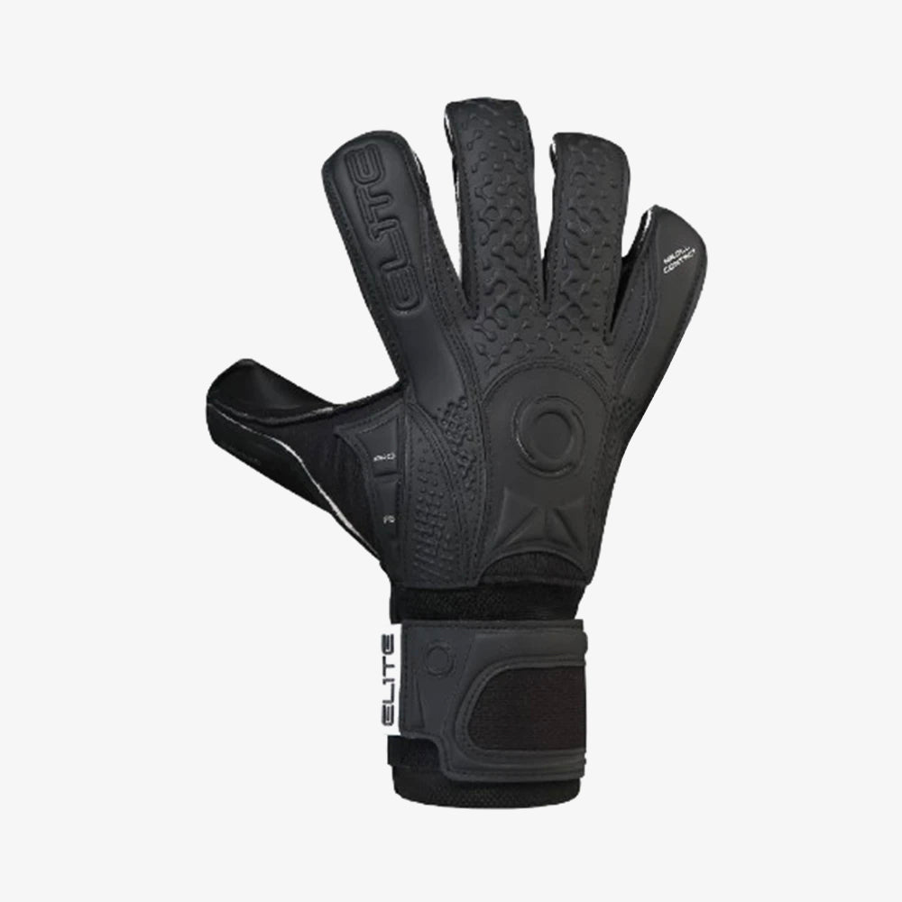 Elite Black Solo Goalkeeper Glove - BLACK SOLO-ELITE SPORT by Elite Sport | Available at Niky's Sports