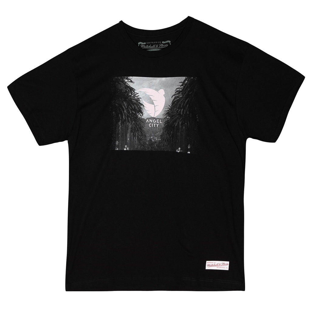 Mitchell and Ness Angel City FC LA Photo Tee - BMTRMO21431-CLBBLCK-MITCHELL & NESS by Mitchell & Ness | Available at Niky's Sports