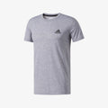 Ultimate Short Sleeve T-Shirt Grey Heather Men's - BP9753-ADIDAS by Adidas | Available at Niky's Sports