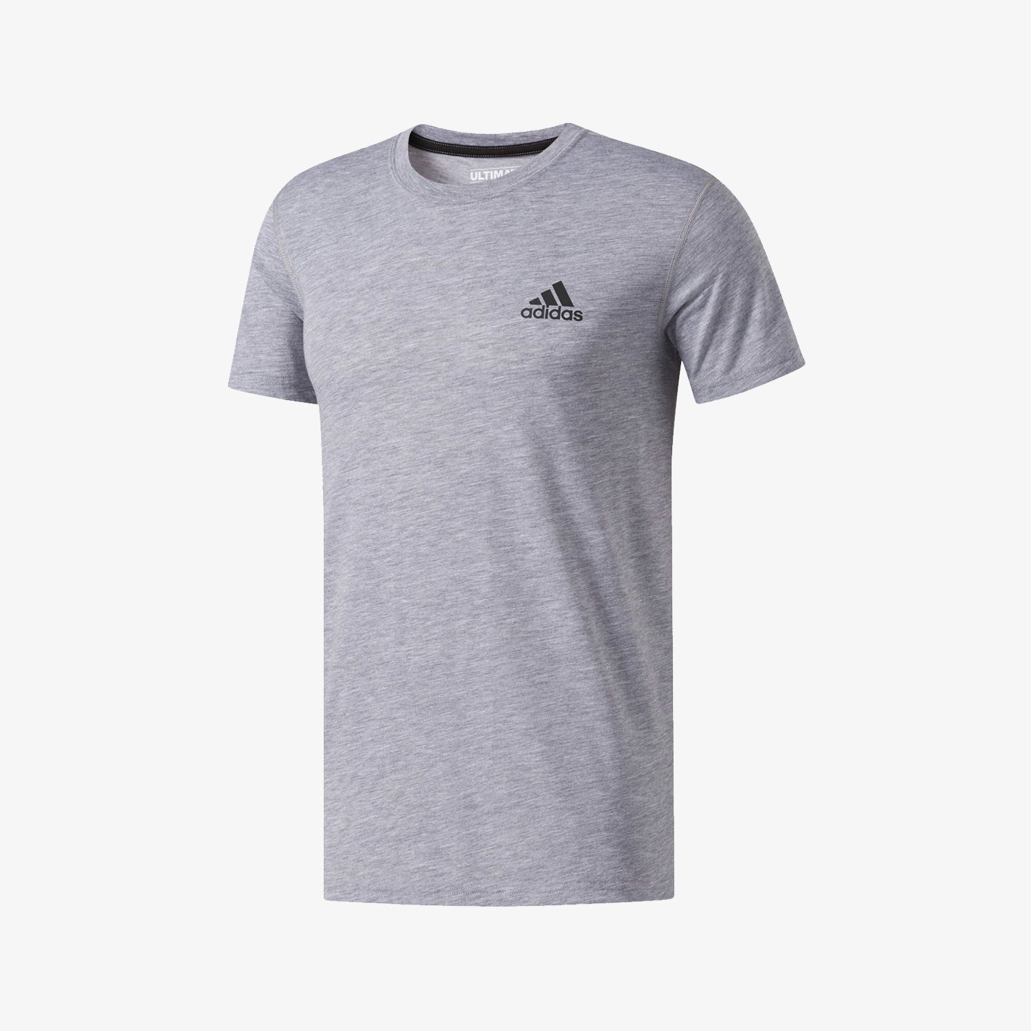 Ultimate Short Sleeve T-Shirt Grey Heather Men's - BP9753-ADIDAS by Adidas | Available at Niky's Sports