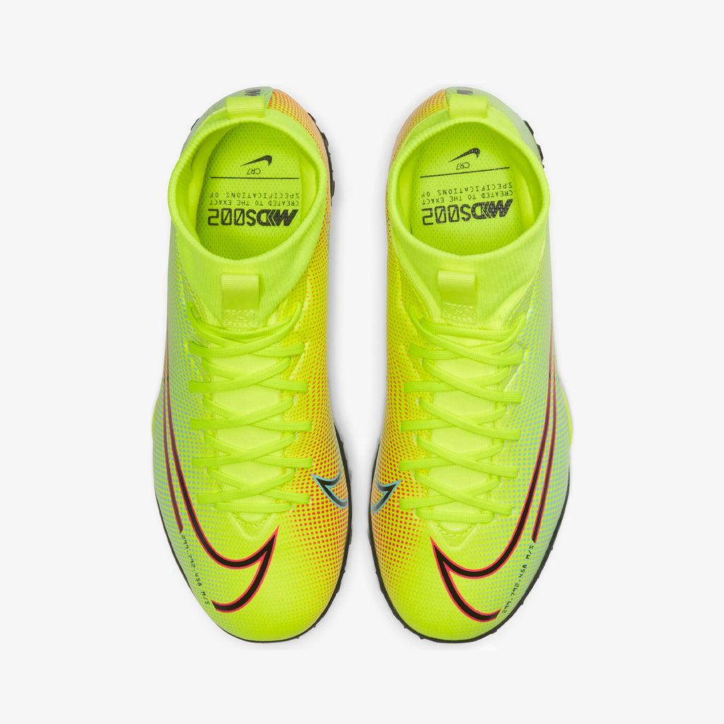 Jr. Mercurial Superfly 7 Academy MDS TF Kids' Artificial-Turf Soccer Shoe - BQ5407-703-NIKE by Nike | Available at Niky's Sports