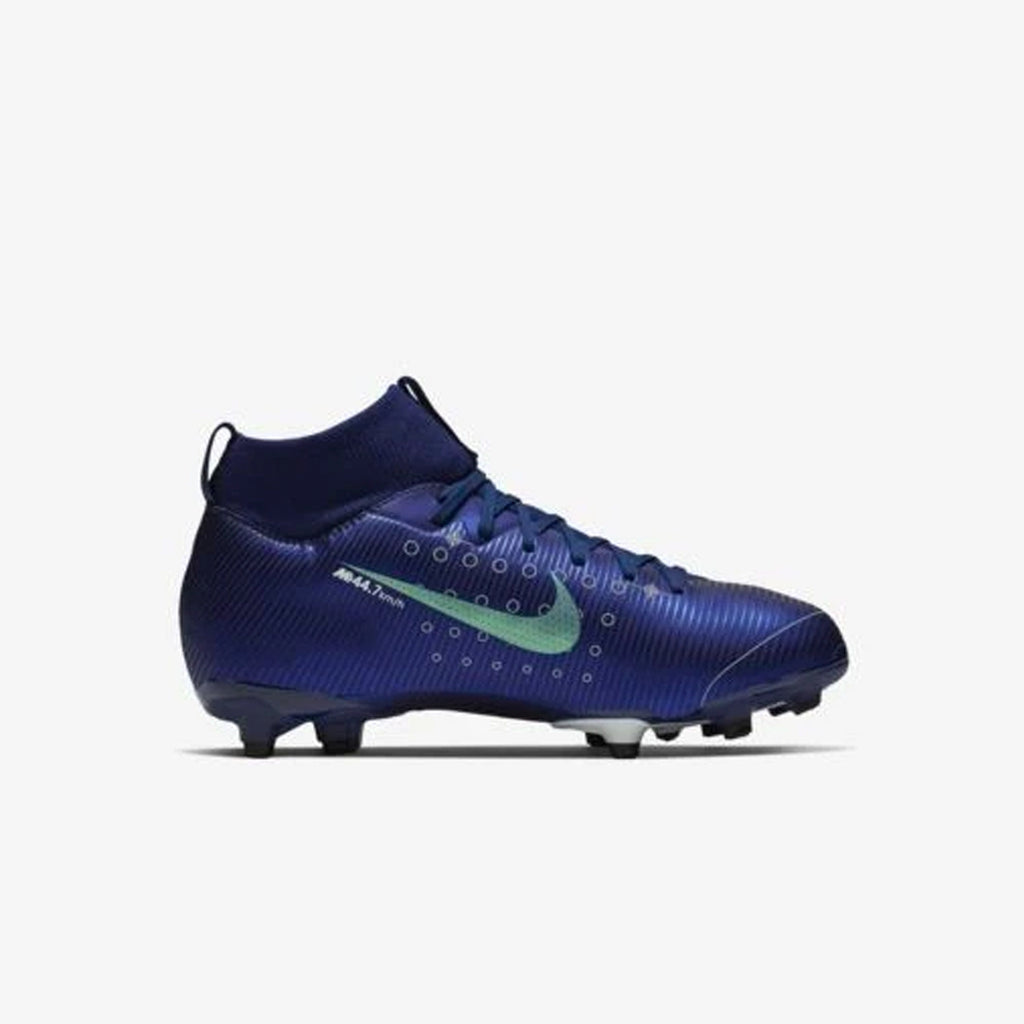 Kids Mercurial Superfly 7 Academy MDS MG Soccer Cleats - BQ5409-401-NIKE by Nike | Available at Niky's Sports