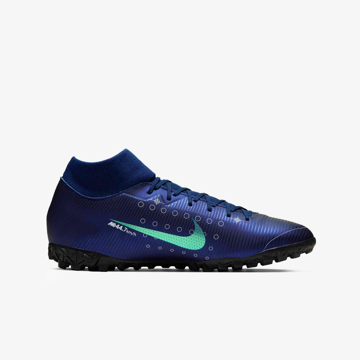 Mercurial Superfly VII Academy MDS TF Turf Soccer Shoe - BQ5435-401-NIKE by Nike | Available at Niky's Sports