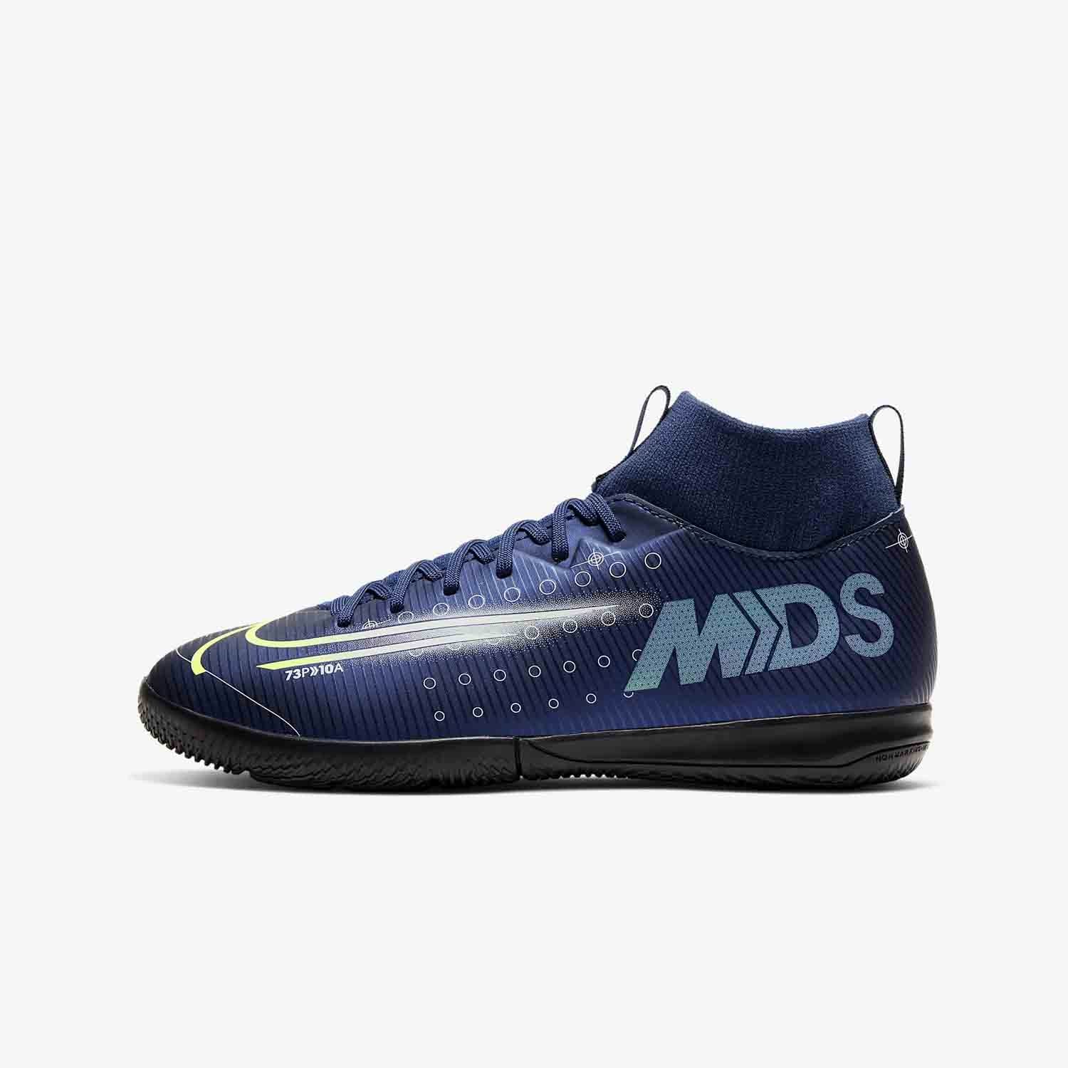 Kids Mercurial Superfly 7 Academy MDS IC Indoor Soccer Shoe - BQ5529-401-NIKE by Nike | Available at Niky's Sports