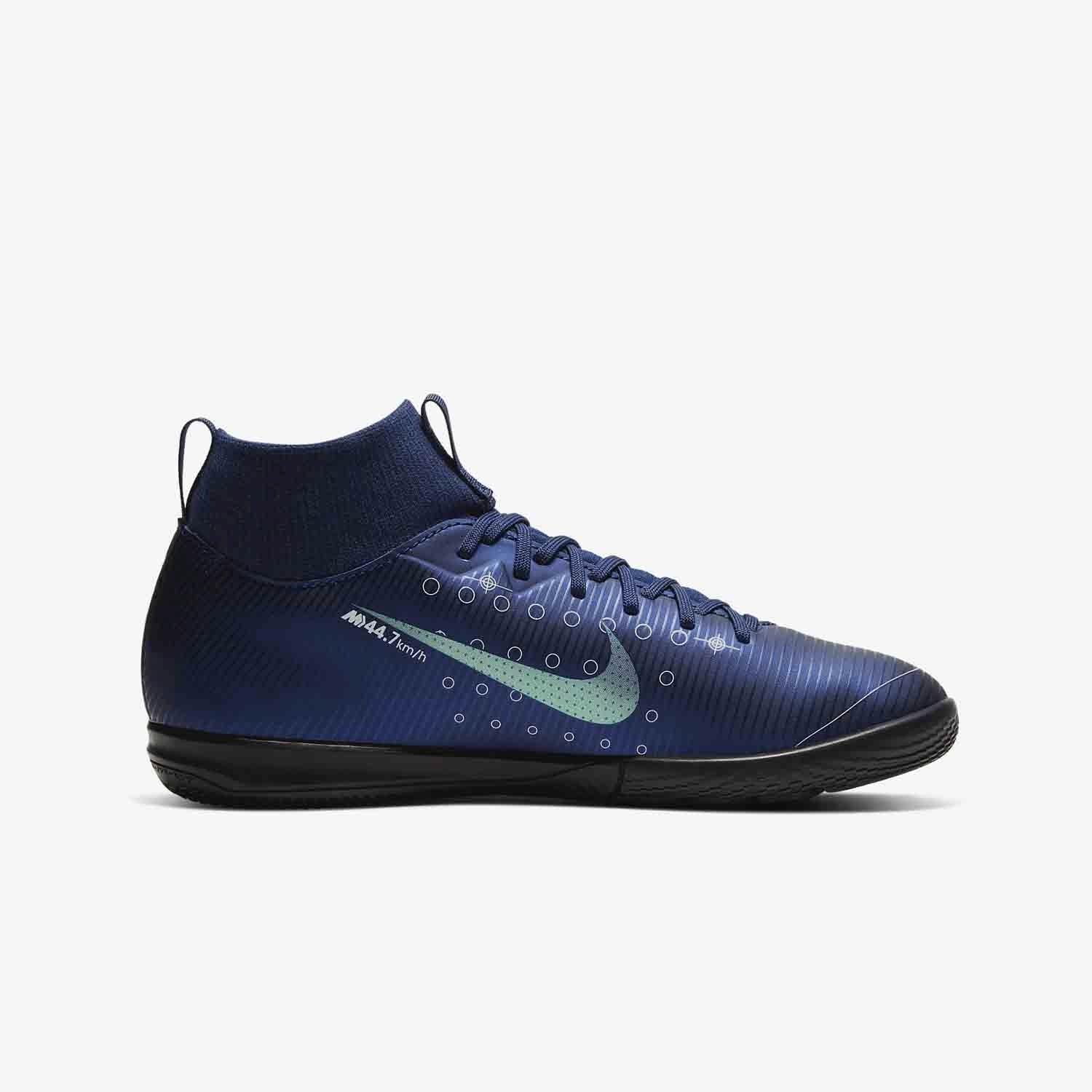 Kids Mercurial Superfly 7 Academy MDS IC Indoor Soccer Shoe - BQ5529-401-NIKE by Nike | Available at Niky's Sports