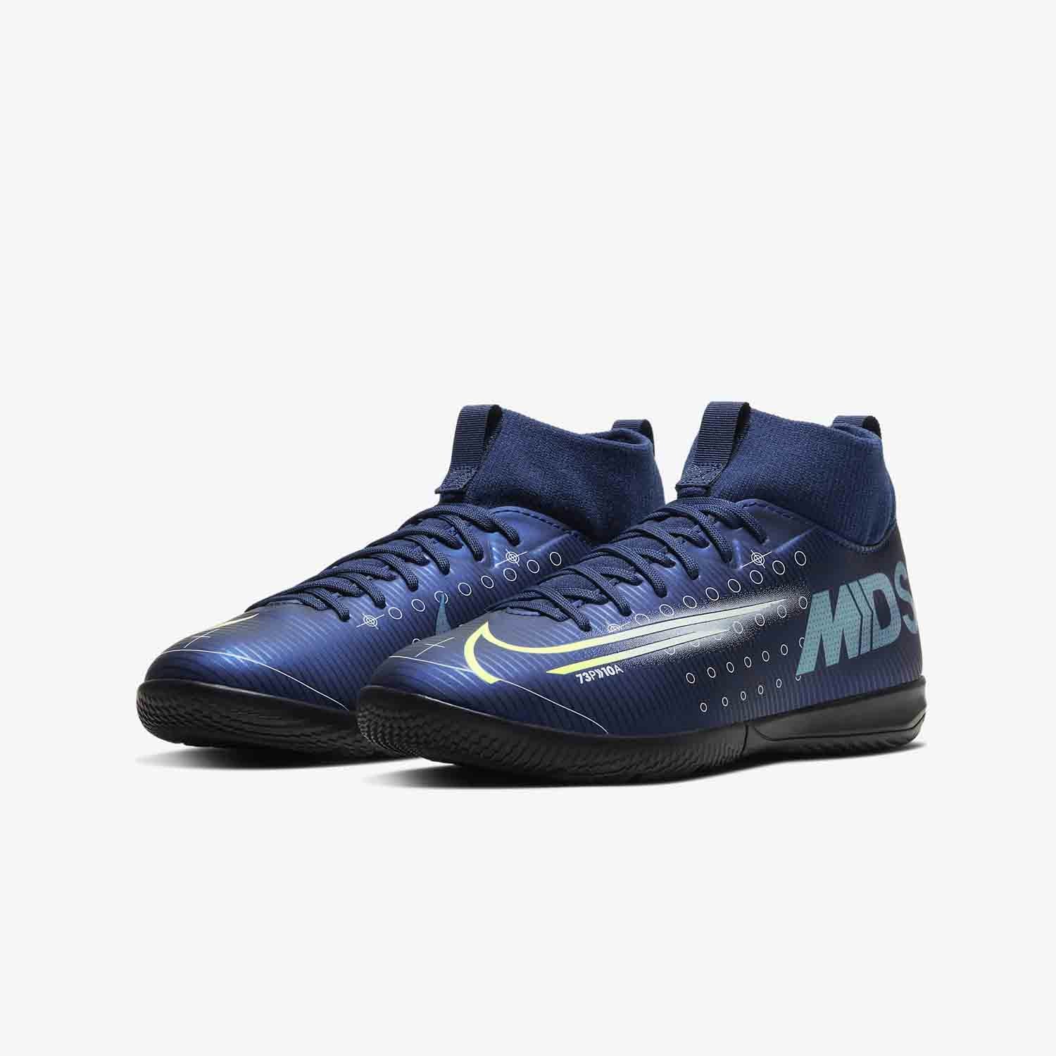 Kids Mercurial Superfly 7 Academy MDS IC Indoor Soccer Shoe - BQ5529-401-NIKE by Nike | Available at Niky's Sports