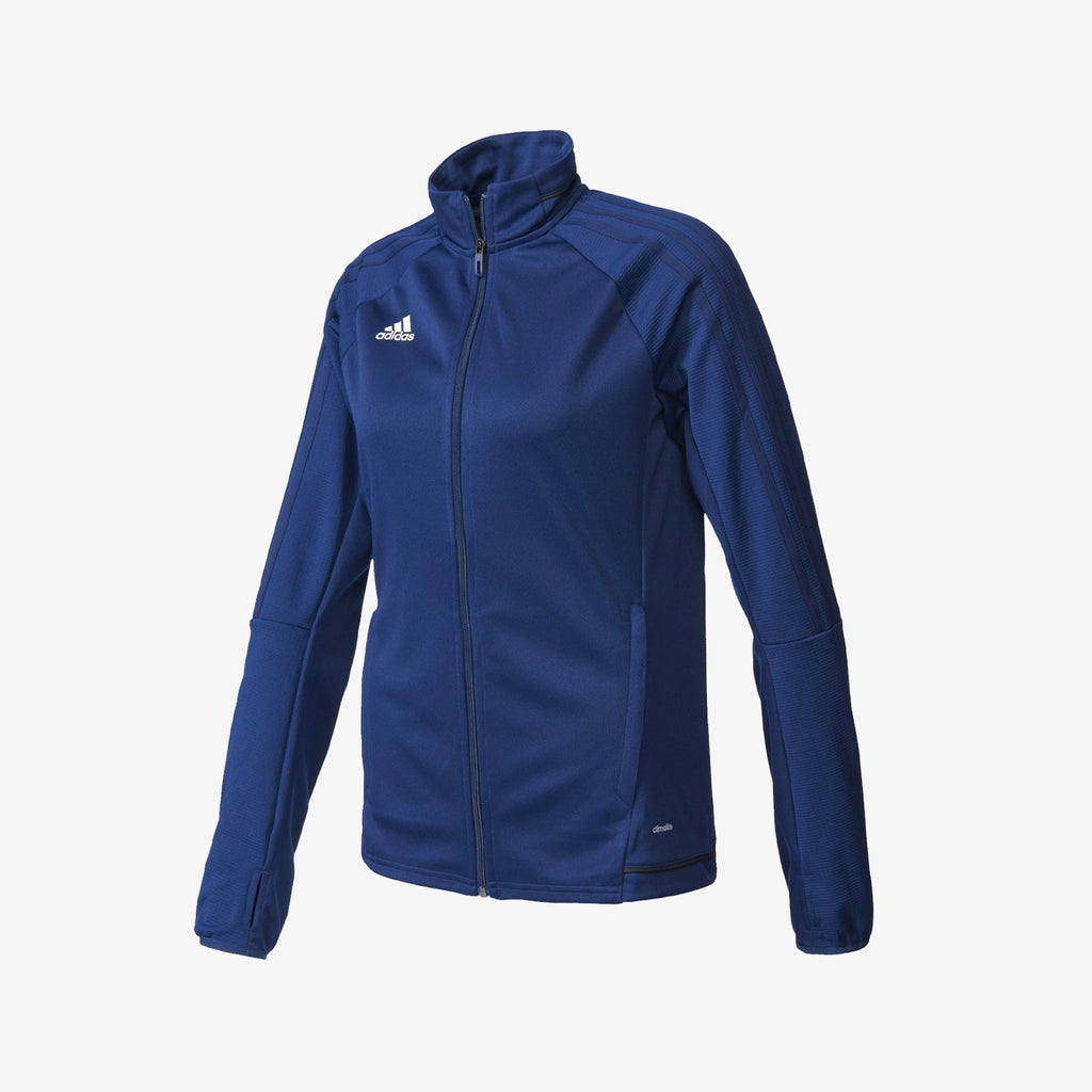 Women's Tiro 17 Training Soccer Jacket -  Blue - BQ8248-ADIDAS by Adidas | Available at Niky's Sports