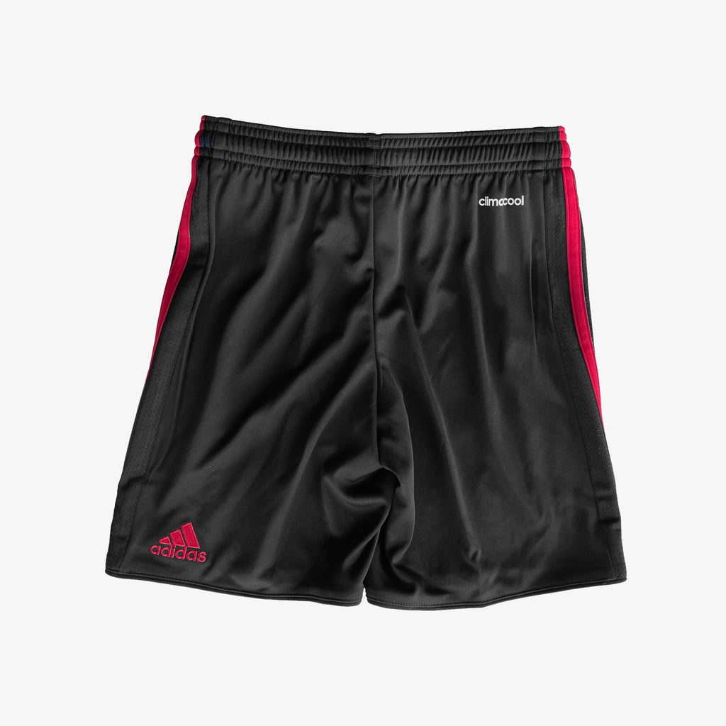Tiro17 Youth Short Black/Red - BR6849-ADIDAS by Adidas | Available at Niky's Sports