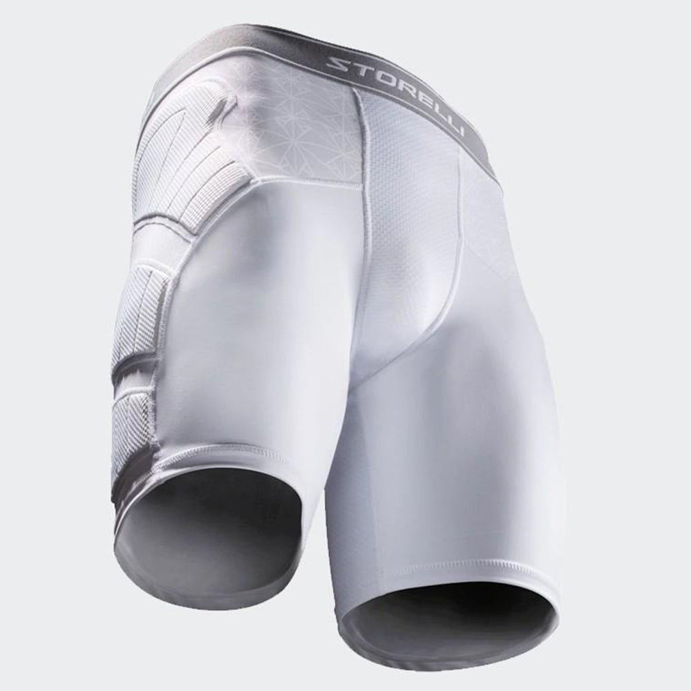 Men's BodyShield Slider Shorts - White - BSSLIDEWH-STORELLI by Storelli | Available at Niky's Sports