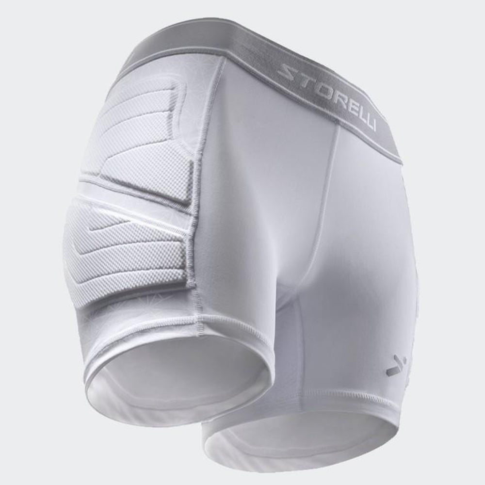 Women's BodyShield Slider Shorts - White - BSWSLIDEWH-STORELLI by Storelli | Available at Niky's Sports