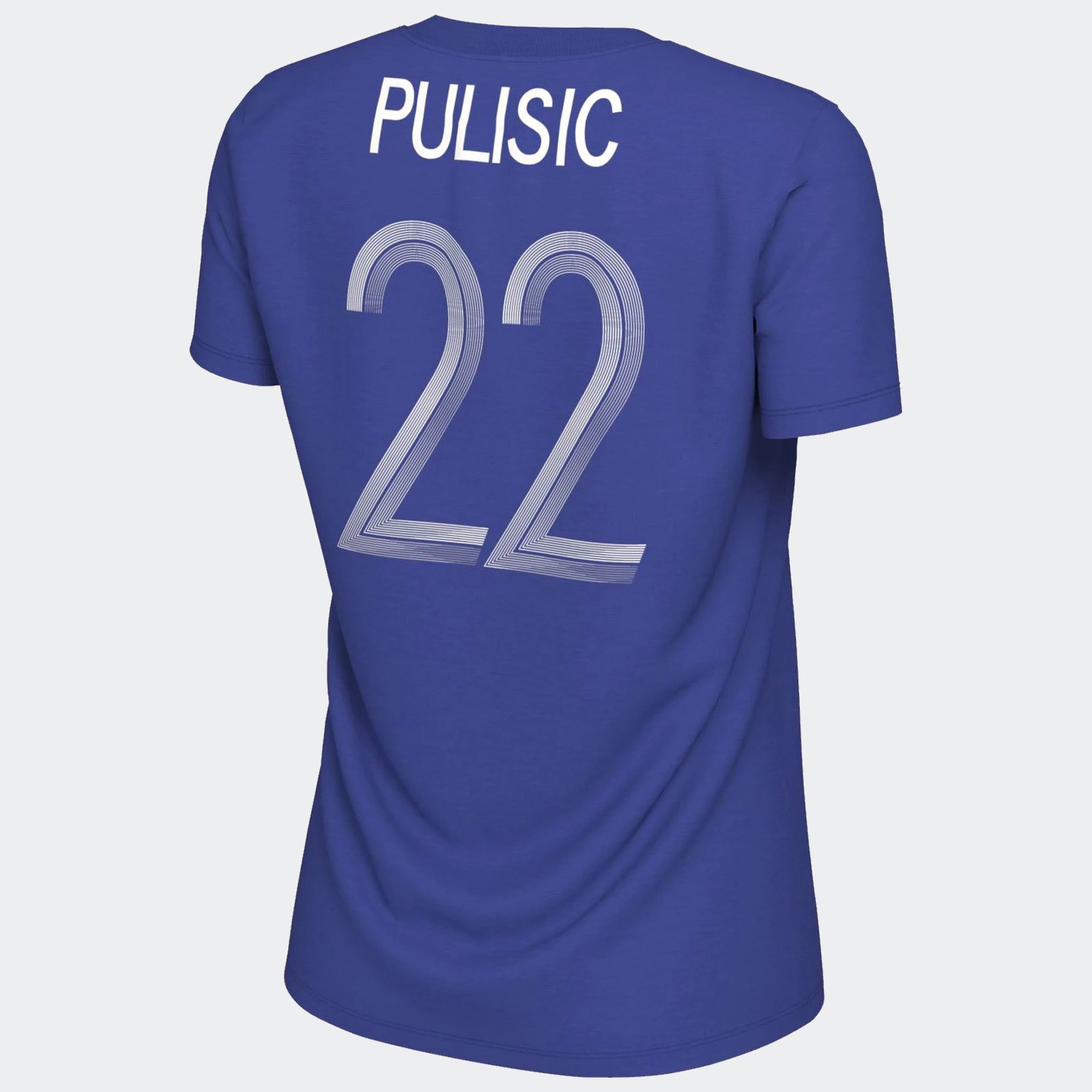 Kids Pulisic Chelsea Name and Number Tee - BV2531-480-NIKE by Nike | Available at Niky's Sports