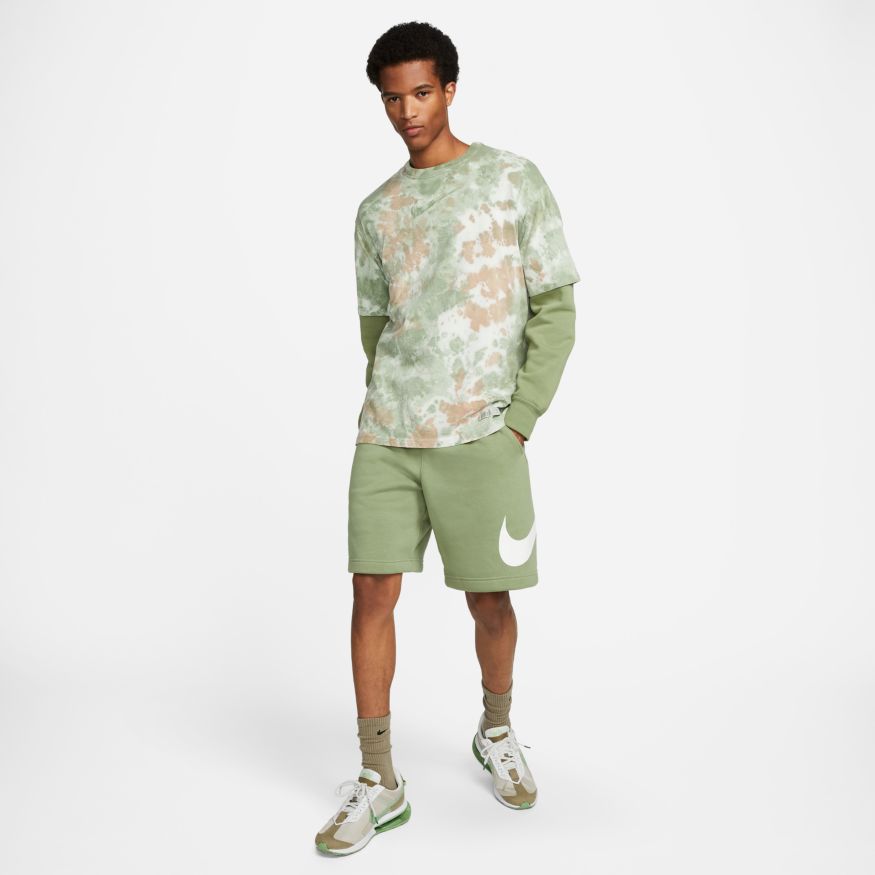 Nike Sportswear Club Men's Graphic Shorts - BV2721-334-NIKE by Nike | Available at Niky's Sports