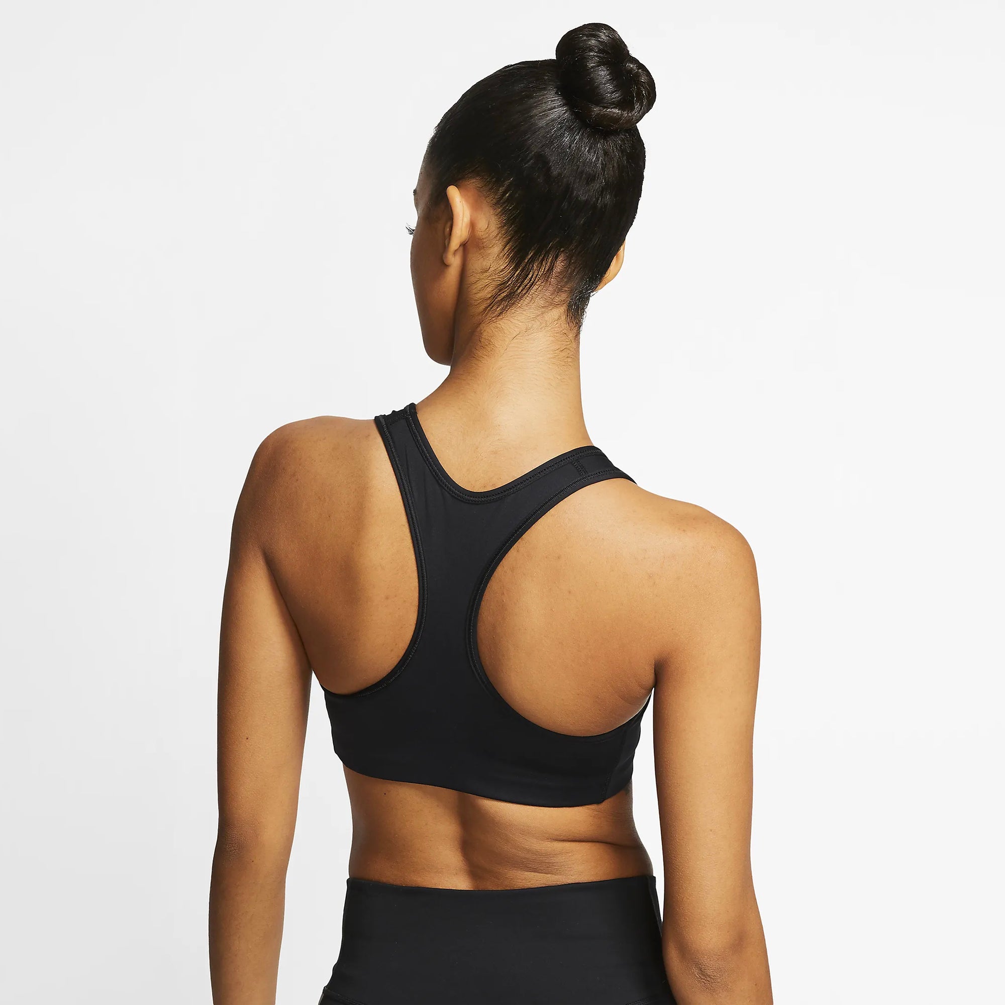 Nike Dri-FIT Swoosh Bra - BV3630-010-NIKE by Nike | Available at Niky's Sports