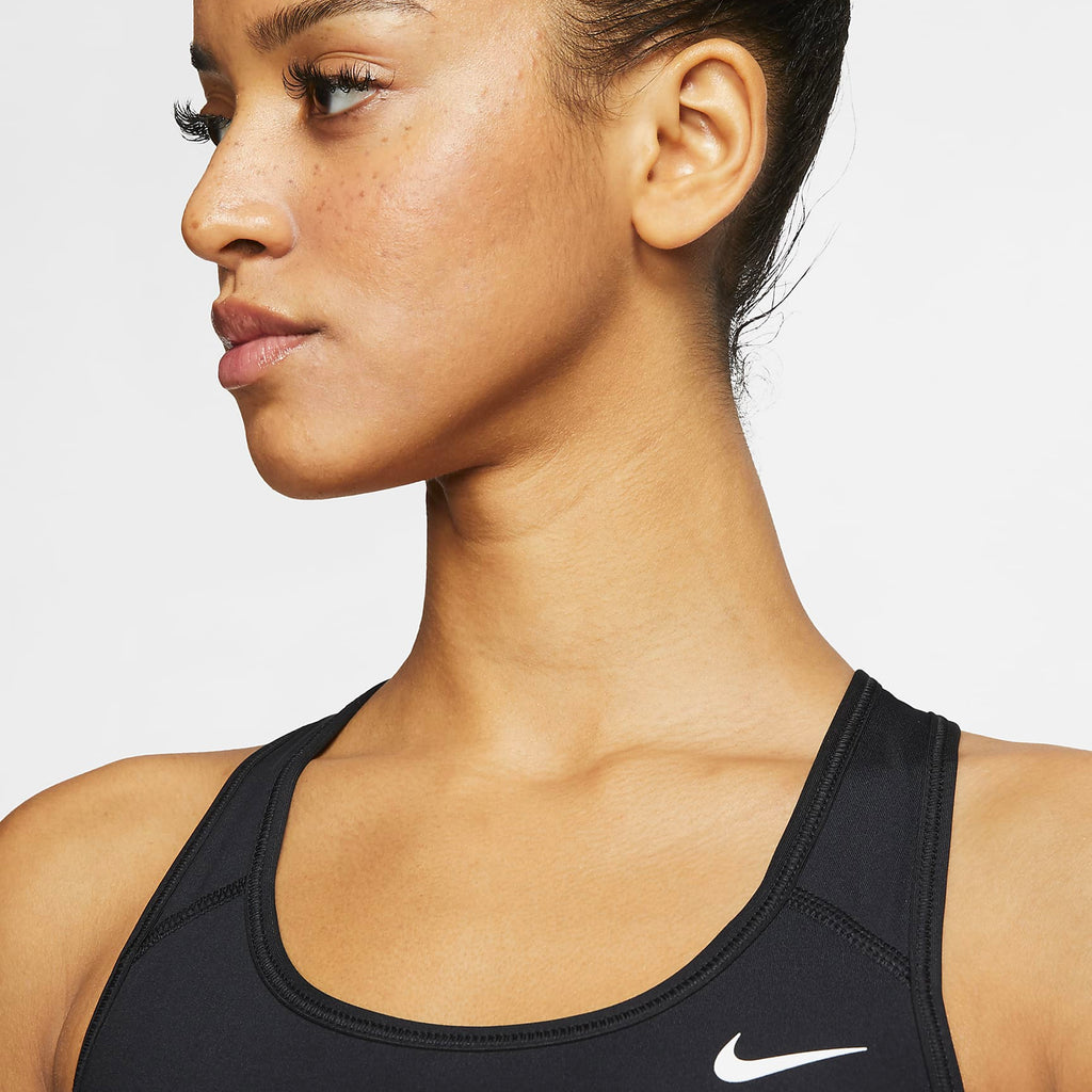 Nike Dri-FIT Swoosh Bra - BV3630-010-NIKE by Nike | Available at Niky's Sports